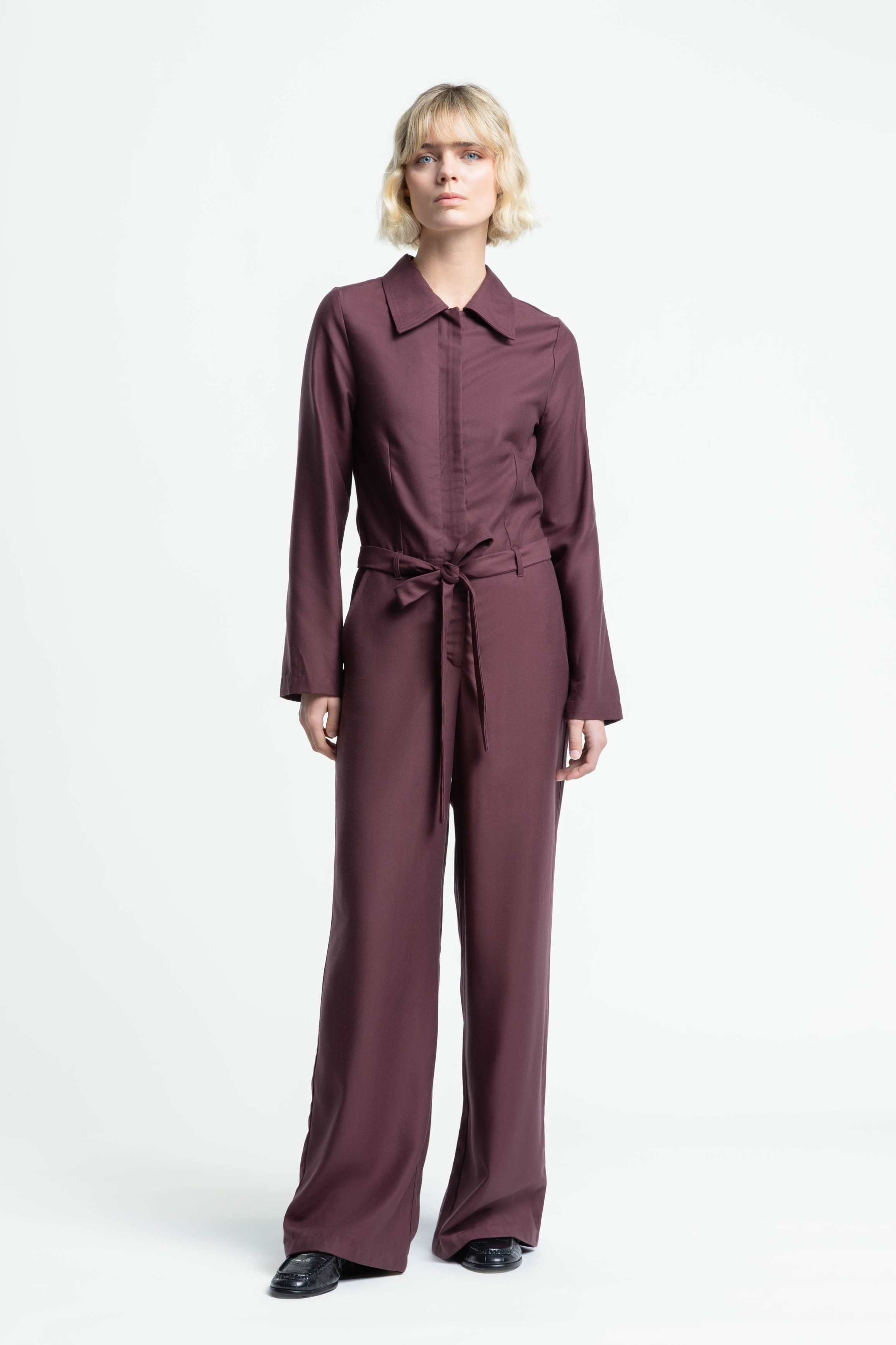 Kings of Indigo womens vegan Jumpsuit Mab Fudge