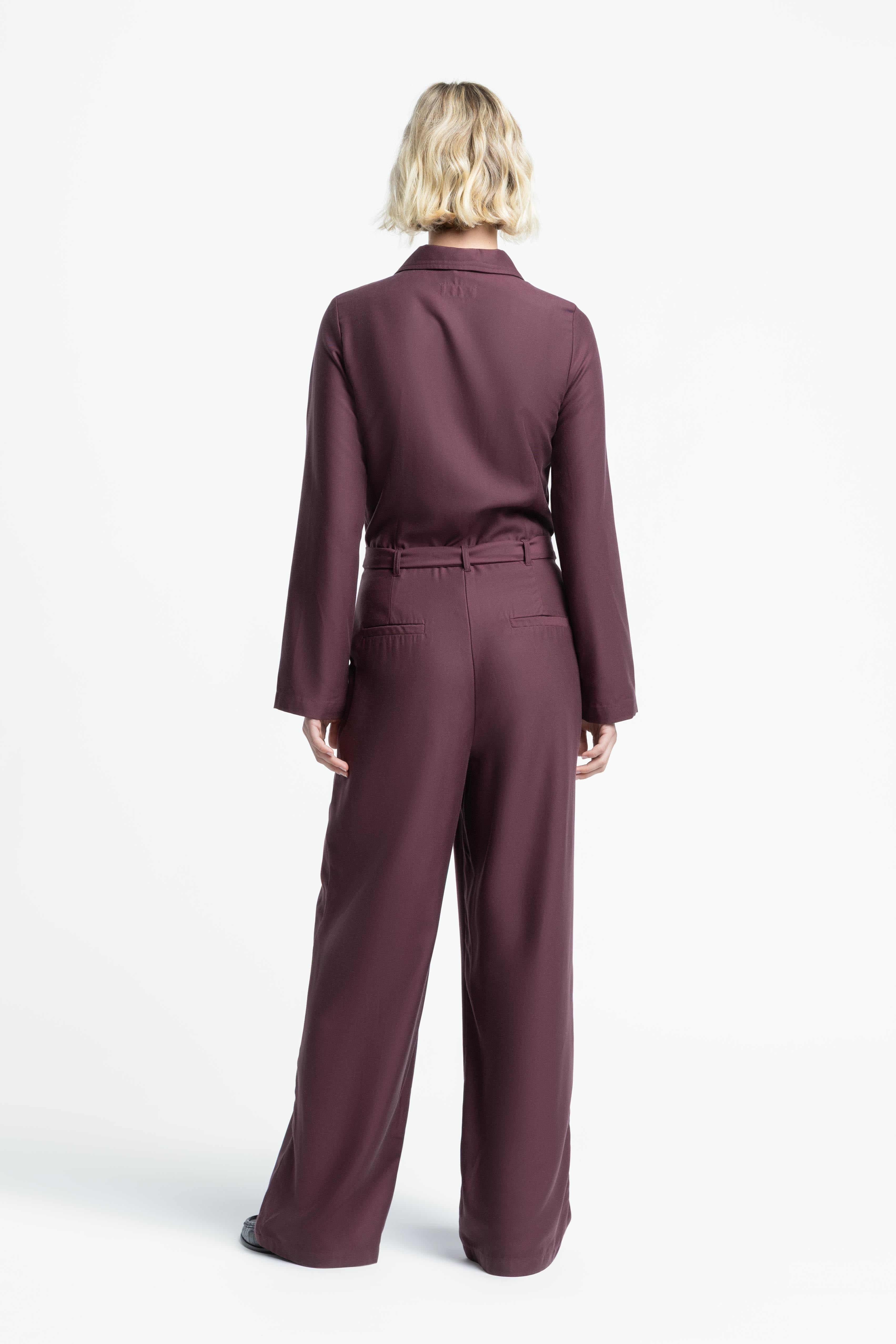 Kings of Indigo womens vegan Jumpsuit Mab Fudge