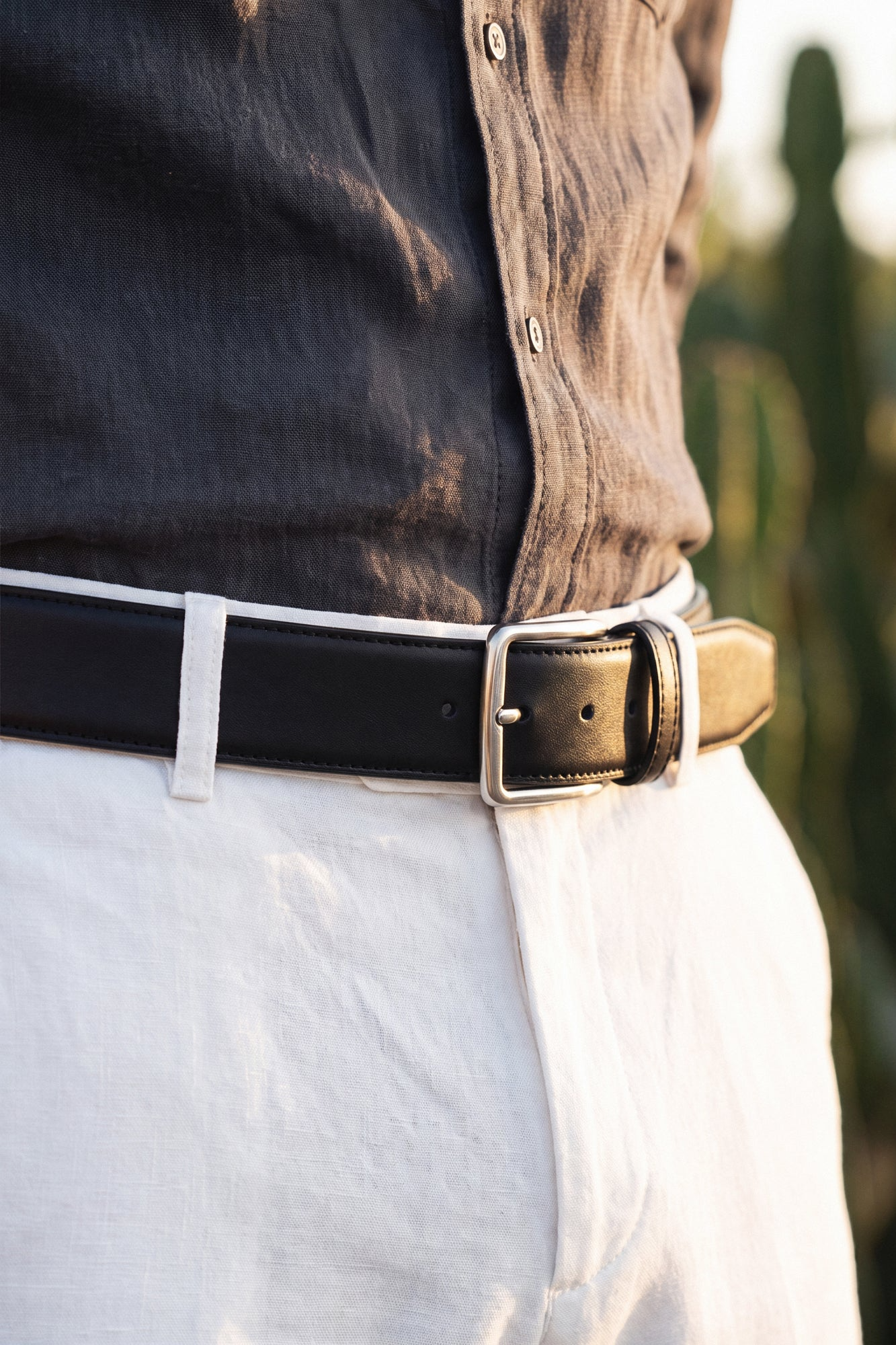 NAE men vegan Belt Oliana Black