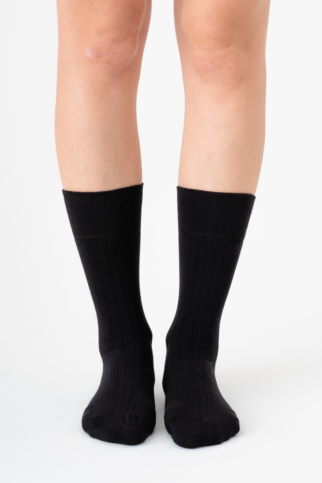 Evermind womens vegan Multipack 6x Socks Business Black