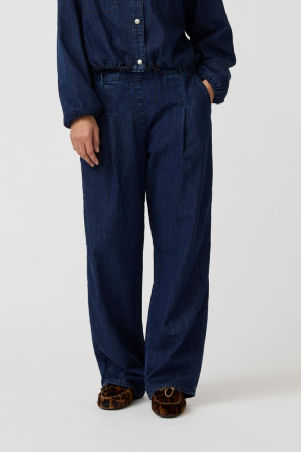 Alchemist womens vegan Pants Moonflower Dark Blue
