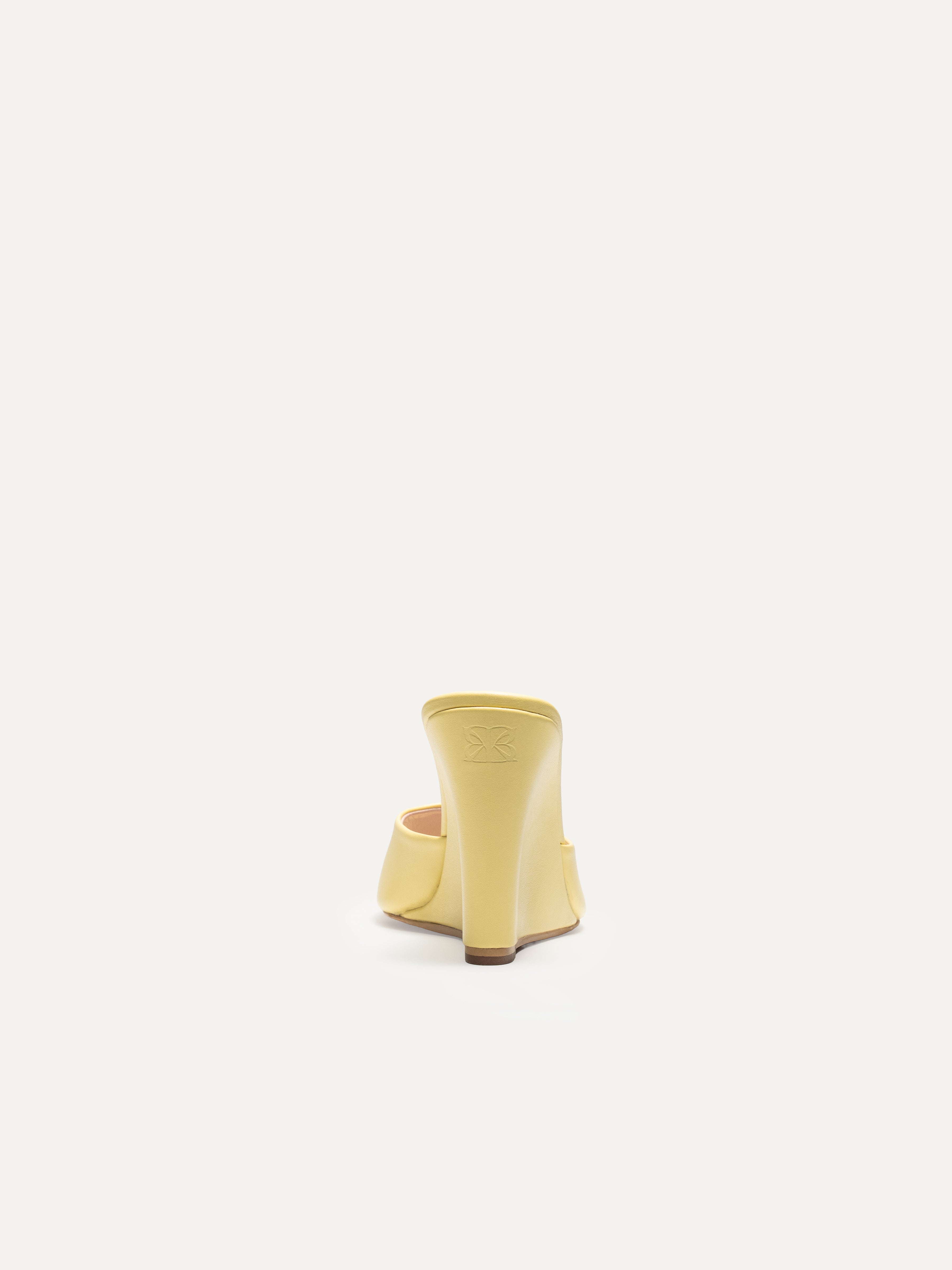 BIKKOU womens vegan Mules 1am Too Pretty To Leave Yellow