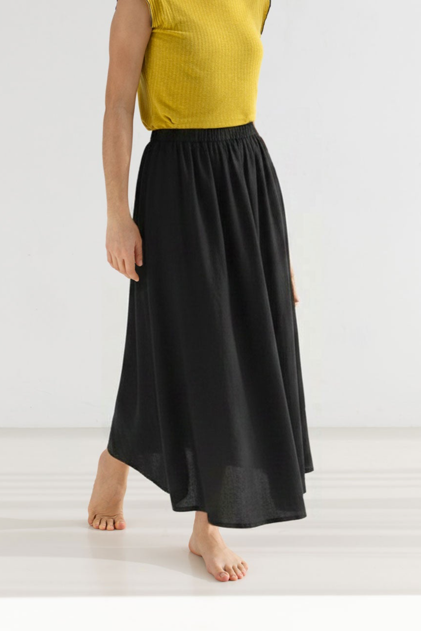 TWOTHIRDS womens vegan Skirt Theaki Black