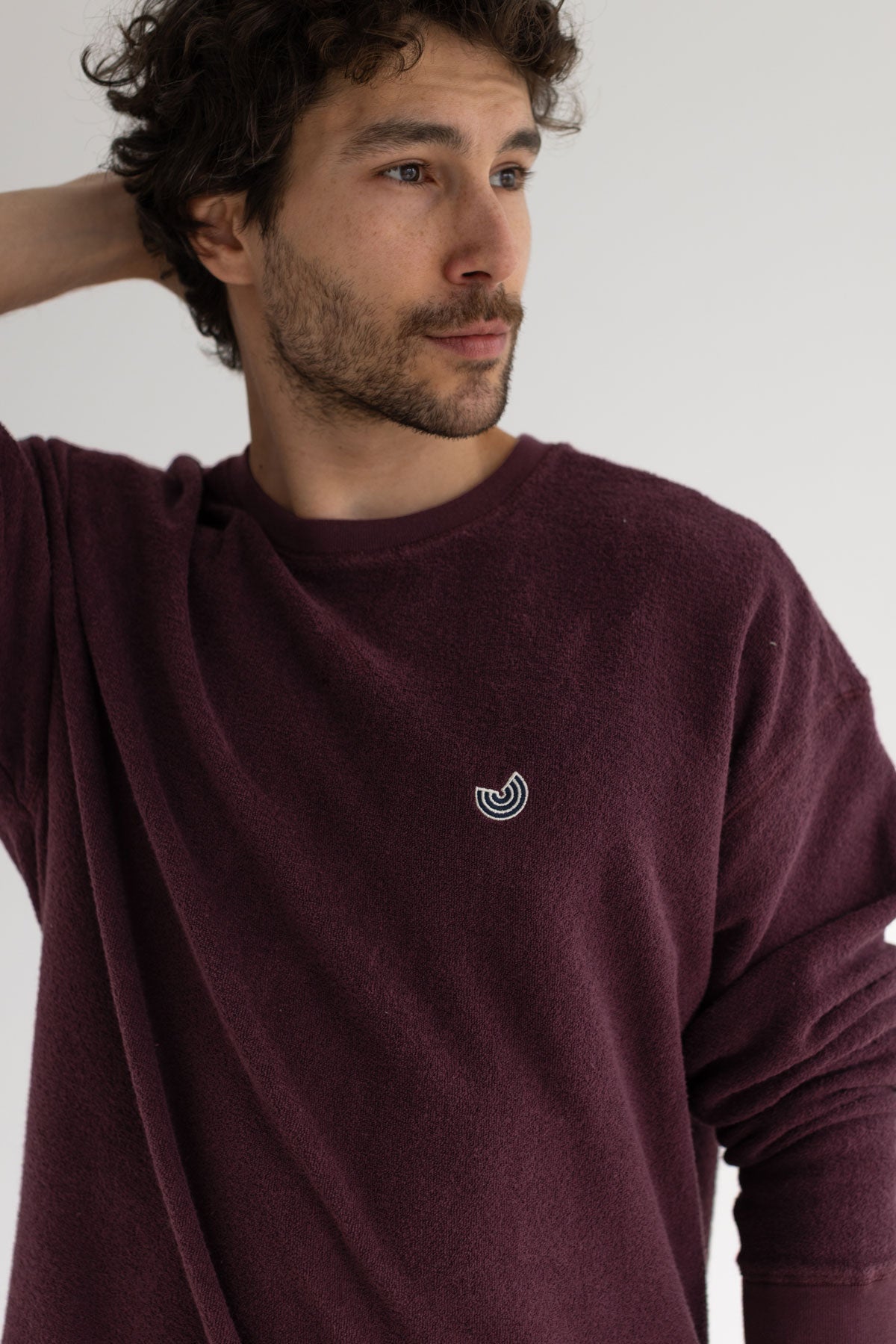 TWOTHIRDS men vegan Sweatshirt Kilda Zinfandel Wine