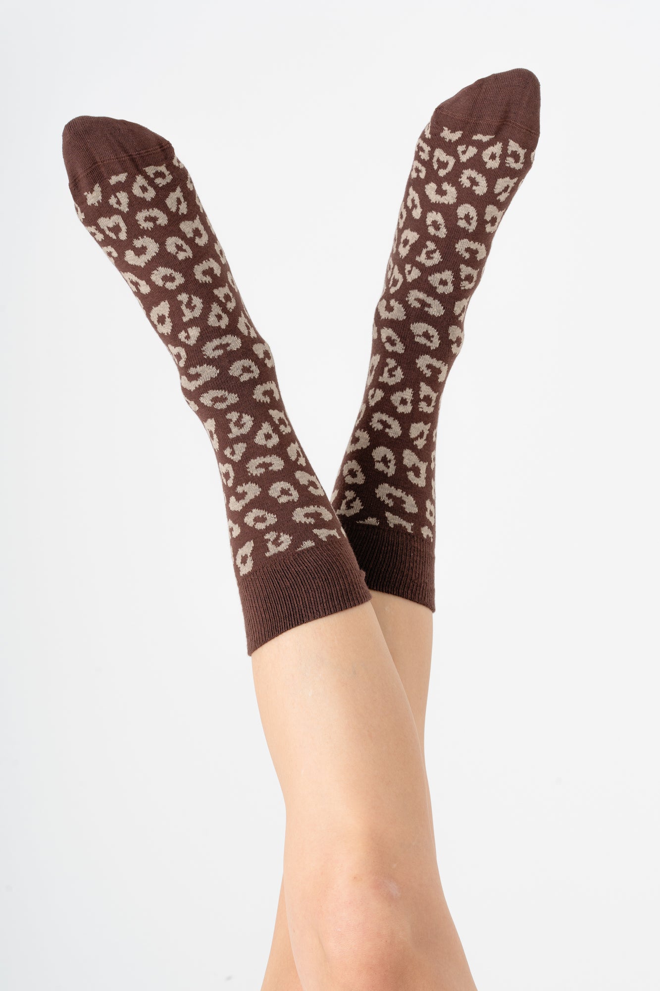 Albero Natur womens vegan Multipack 4x Socks Leo Unisex Coffee/ Sand
