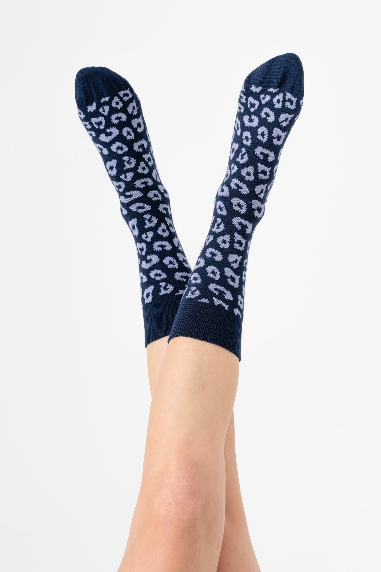 Albero Natur womens vegan Multipack 4x Socks Leo Unisex Lavender/ Indigo