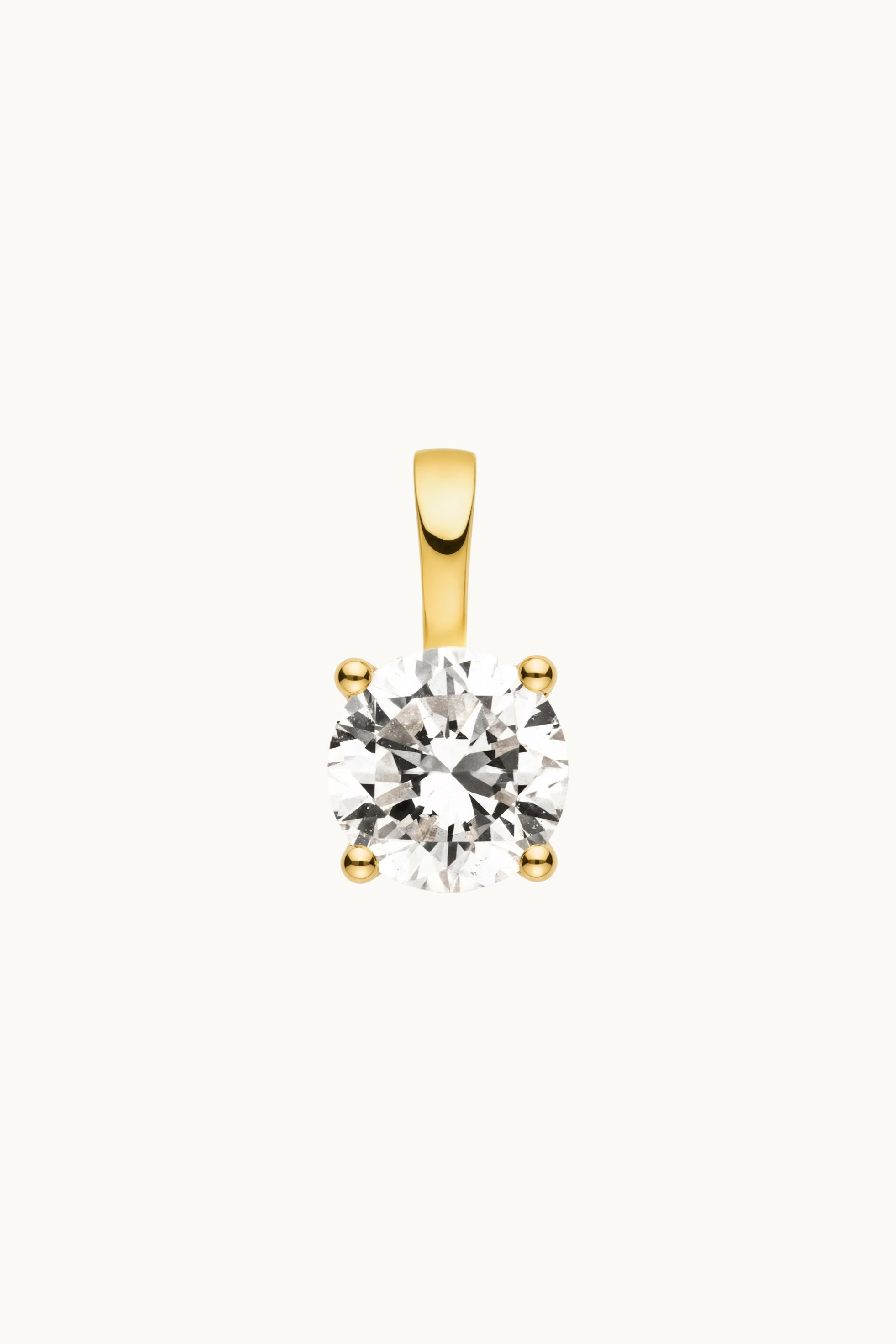 Dear Darling Berlin womens vegan Pendant Brilliant Diamond Charm Lou 14k Real Gold