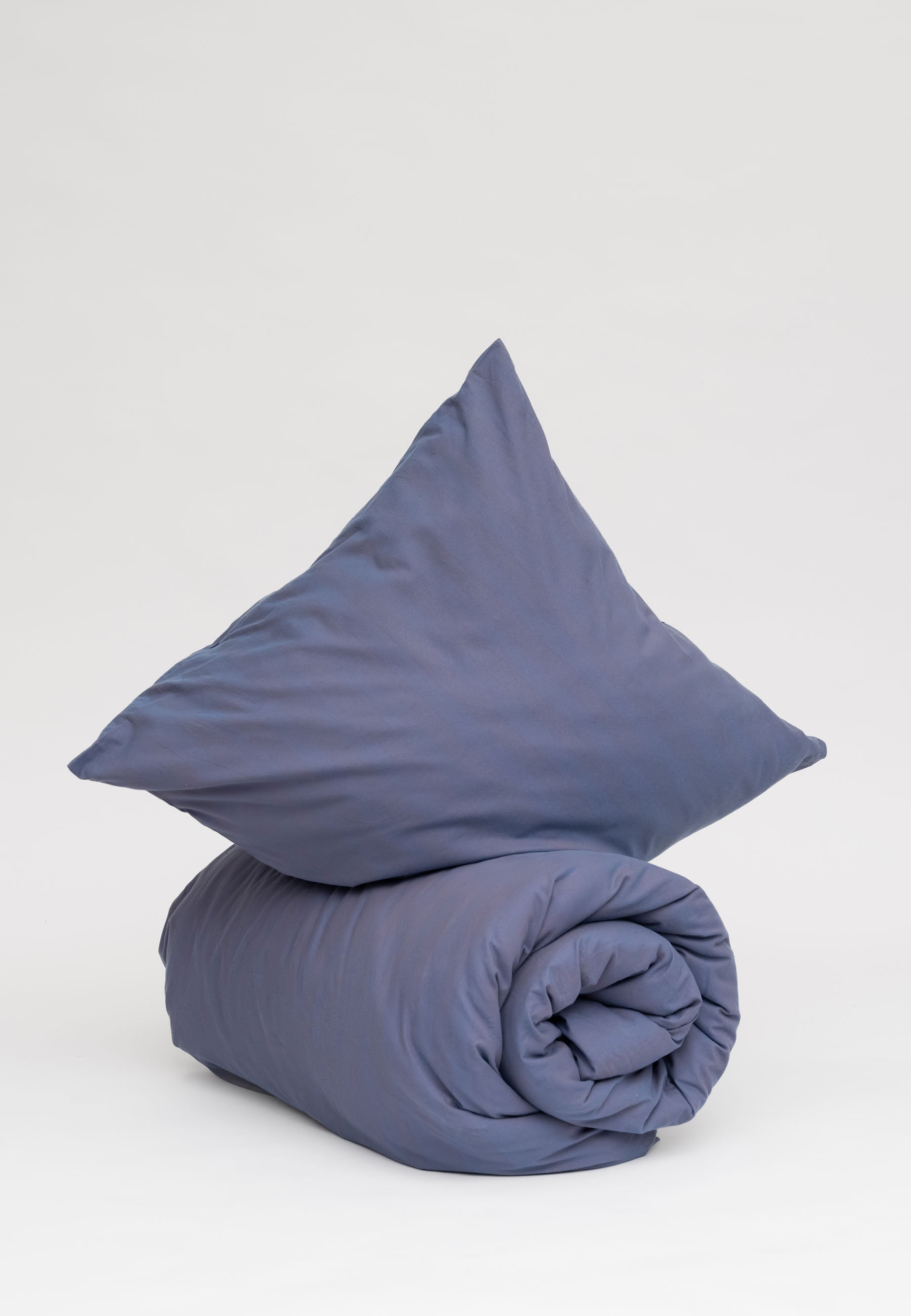MELA unisex vegan Bedding Set Himanshu Blue/Mocca Herringbone