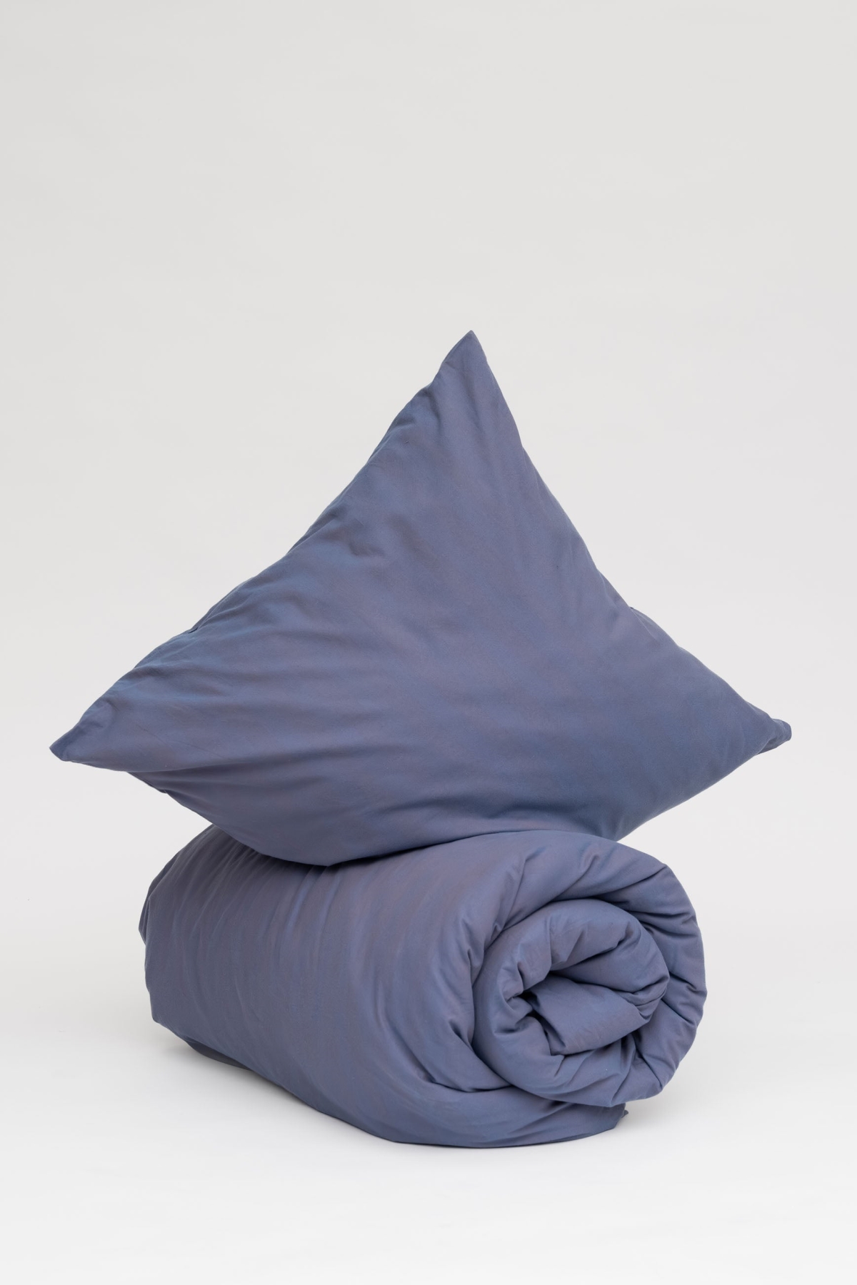 MELA unisex vegan Bedding Set Himanshu Blue/Mocca Herringbone