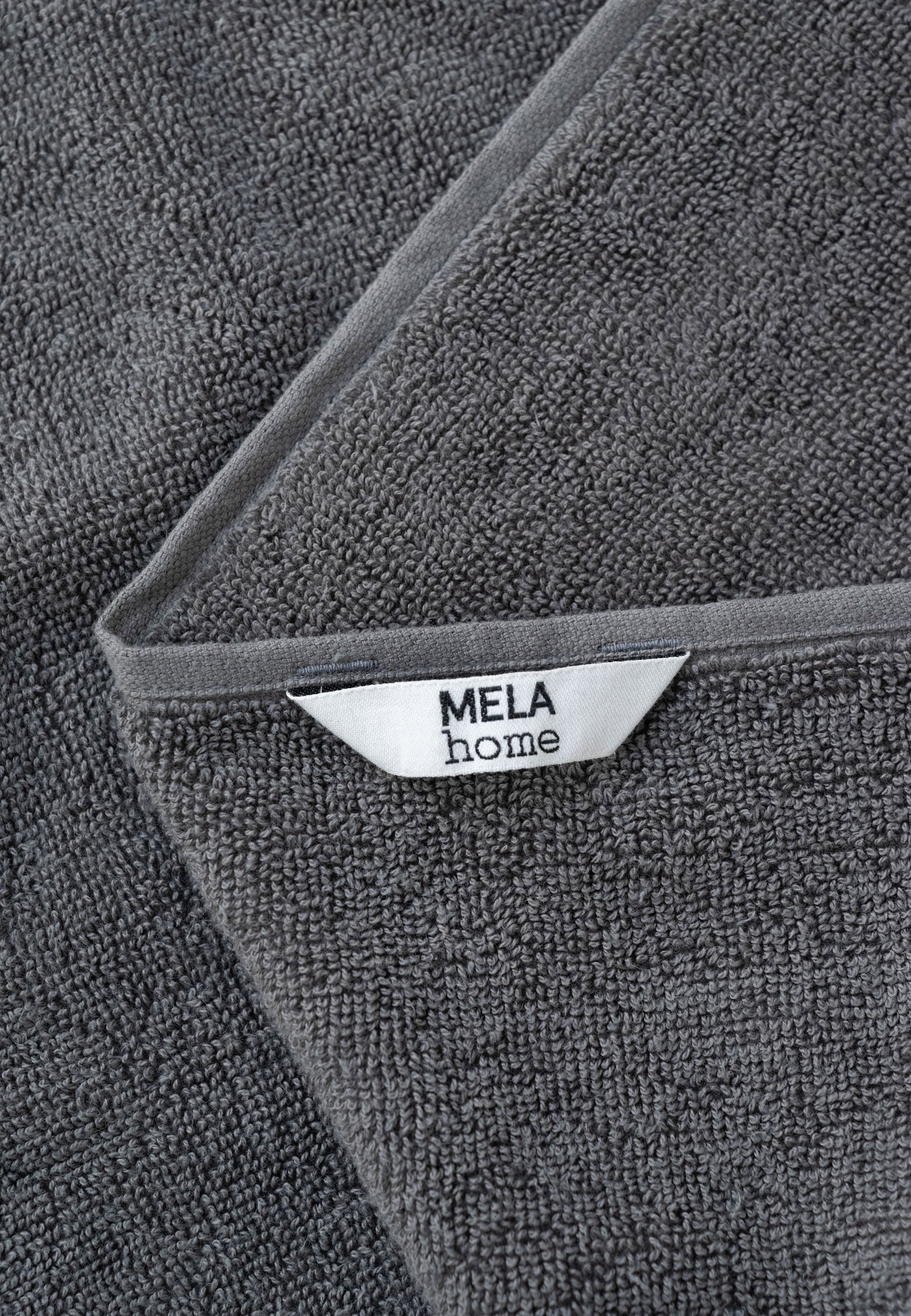 MELA unisex vegan Bath Towel Tanvi Basalt Grey