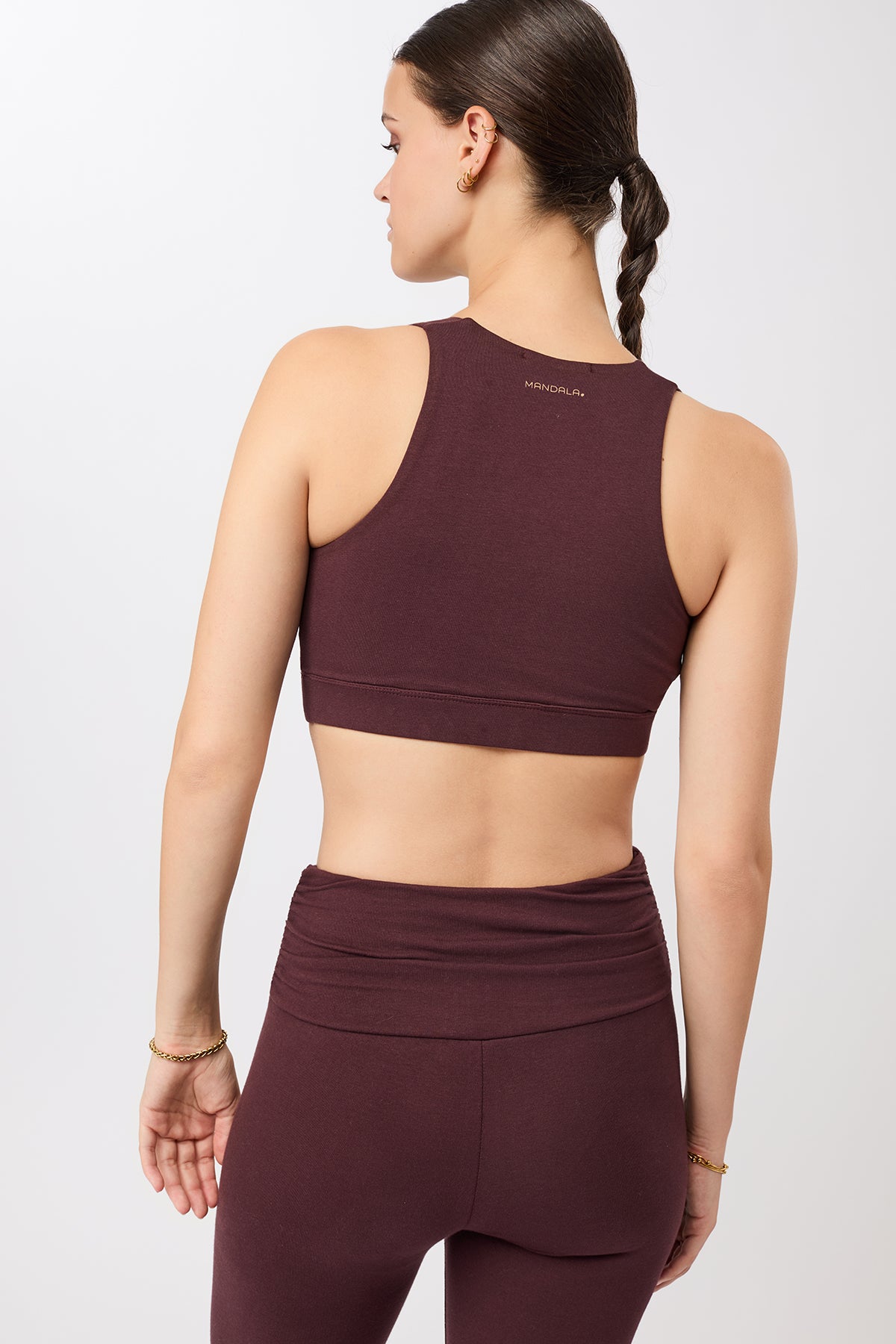 MANDALA womens vegan Sports Bra Ruby