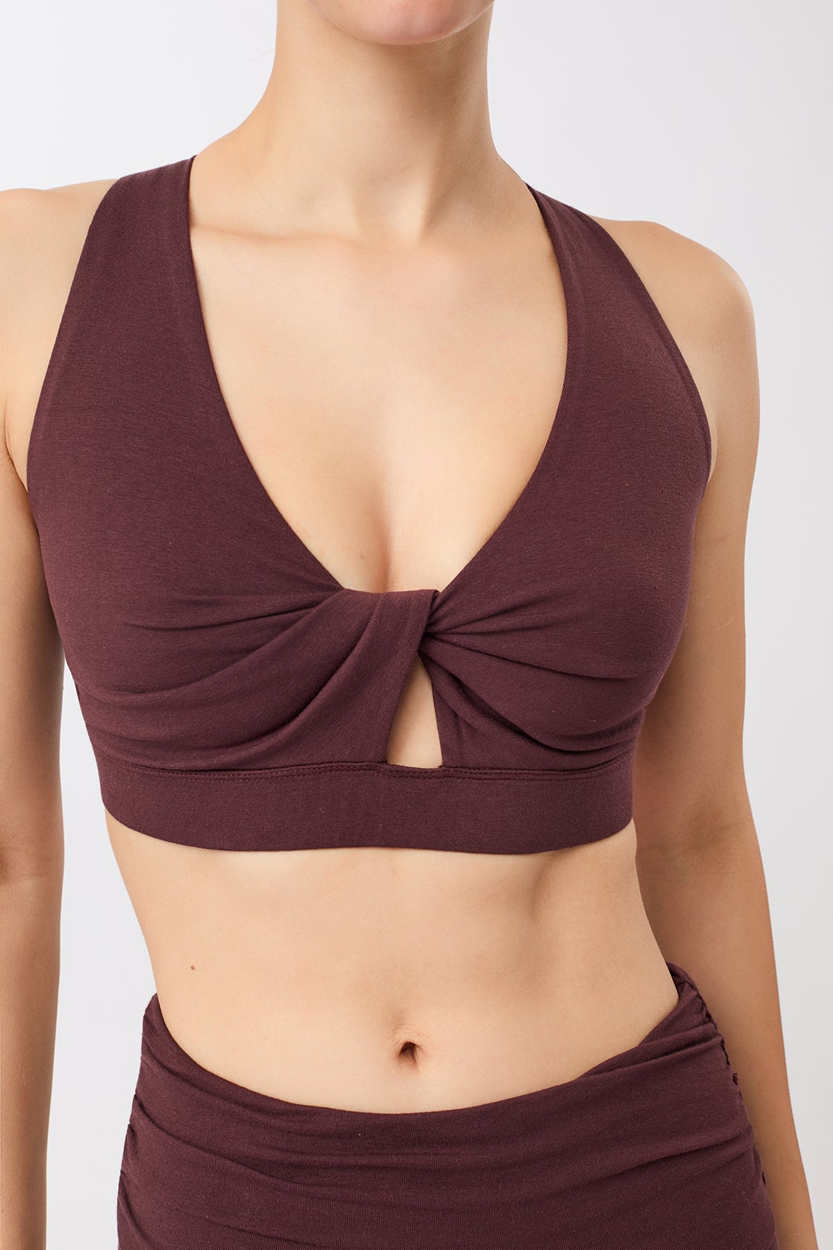 MANDALA womens vegan Sports Bra Ruby