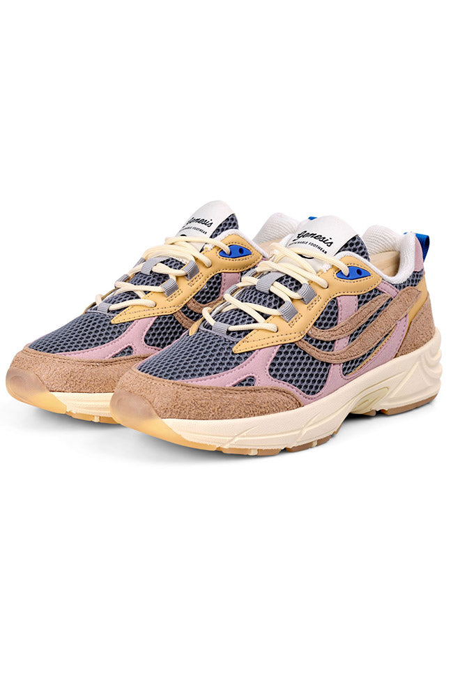 Genesis womens vegan Sneakers G-Eco 99 Multi Beige/ Rose/ Grey