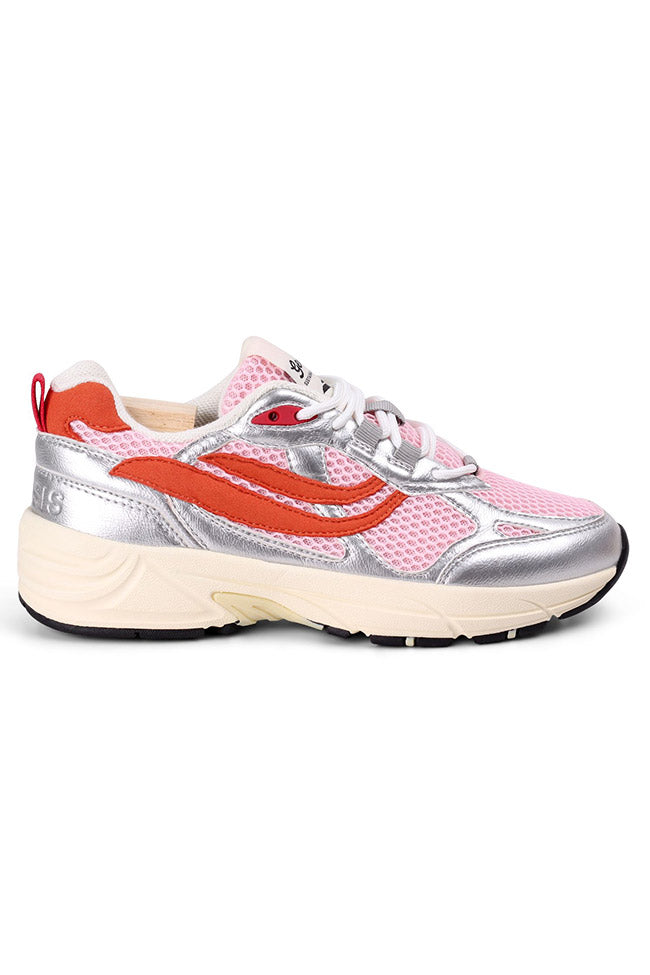Genesis womens vegan Sneakers G-Eco 99 Multi Silver /Orange/ Pink