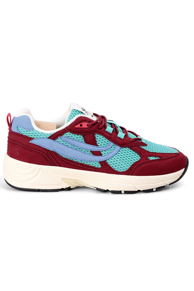 Genesis womens vegan Sneakers G-Eco 99 Multi Wine/ Blue/ Turquoise