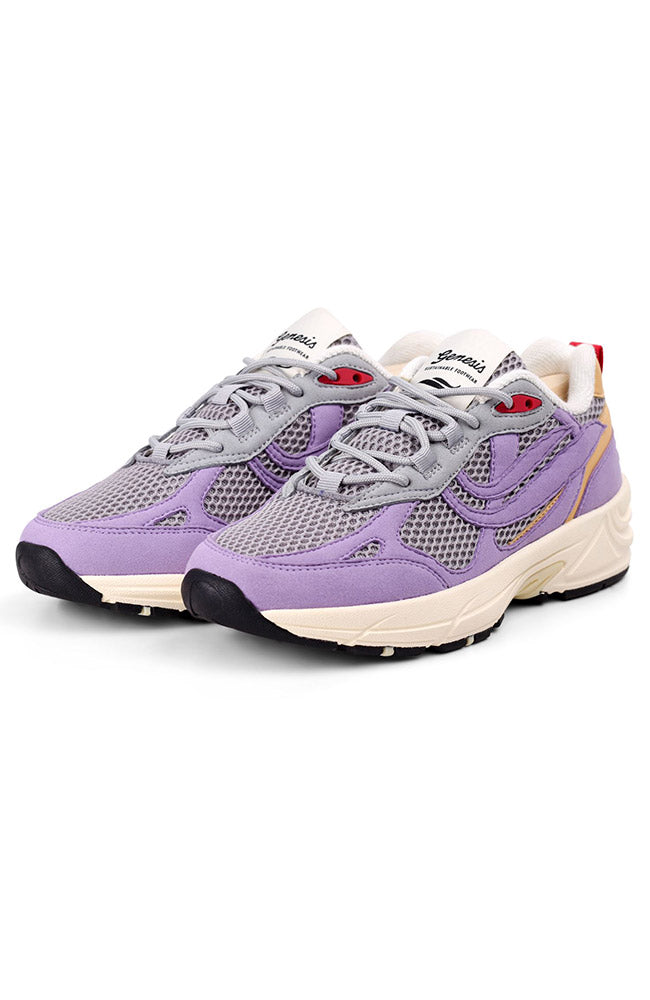Genesis womens vegan Sneakers G-Eco 99 Multi Lavender/ Beige/ Grey