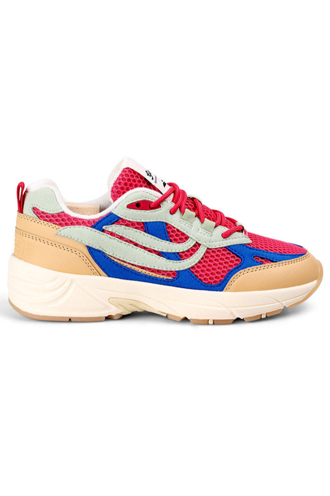 Genesis womens vegan Sneakers G-Eco 99 Multi Beige/ Mint/ Magenta