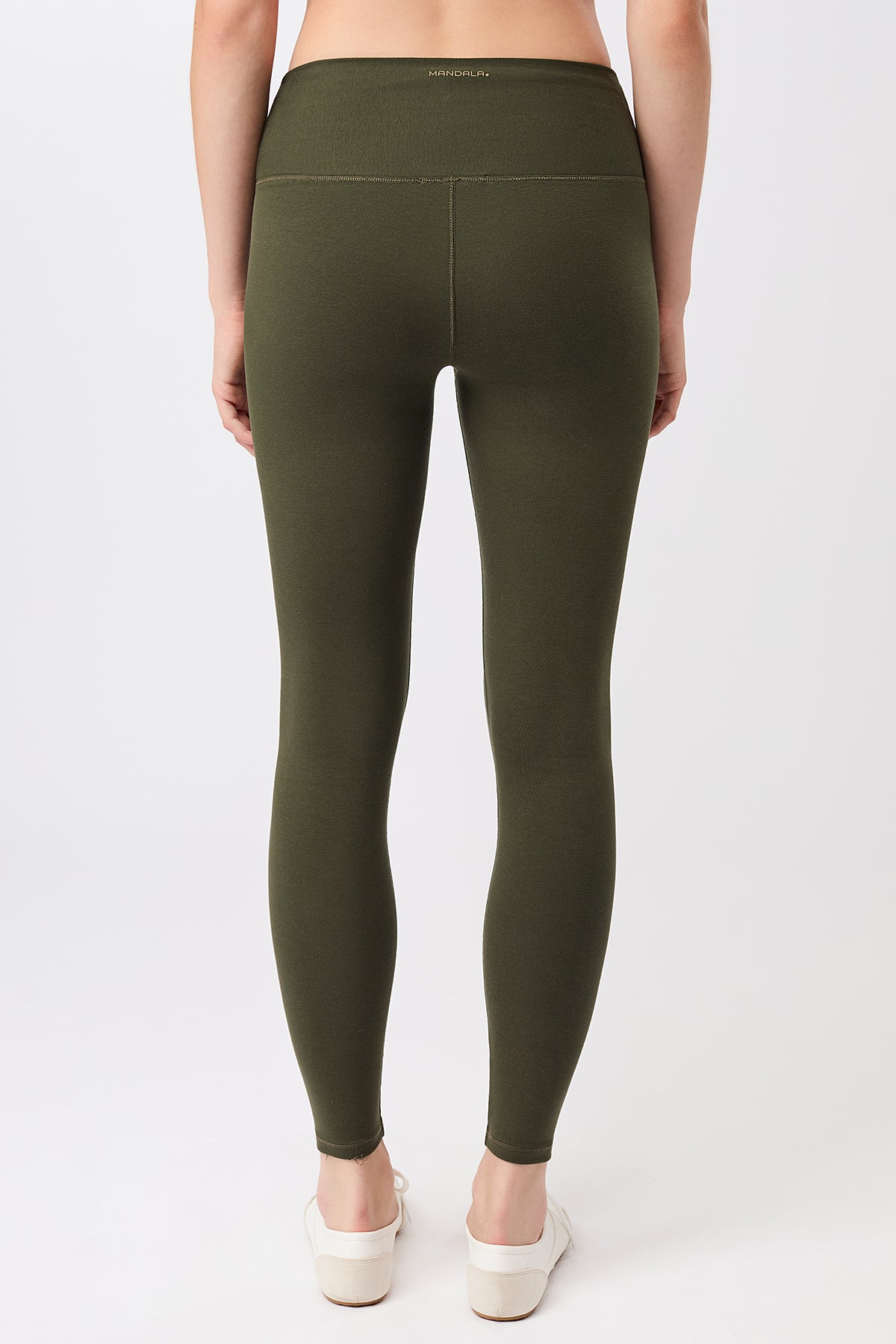 MANDALA womens vegan Leggings Wrap Leaf