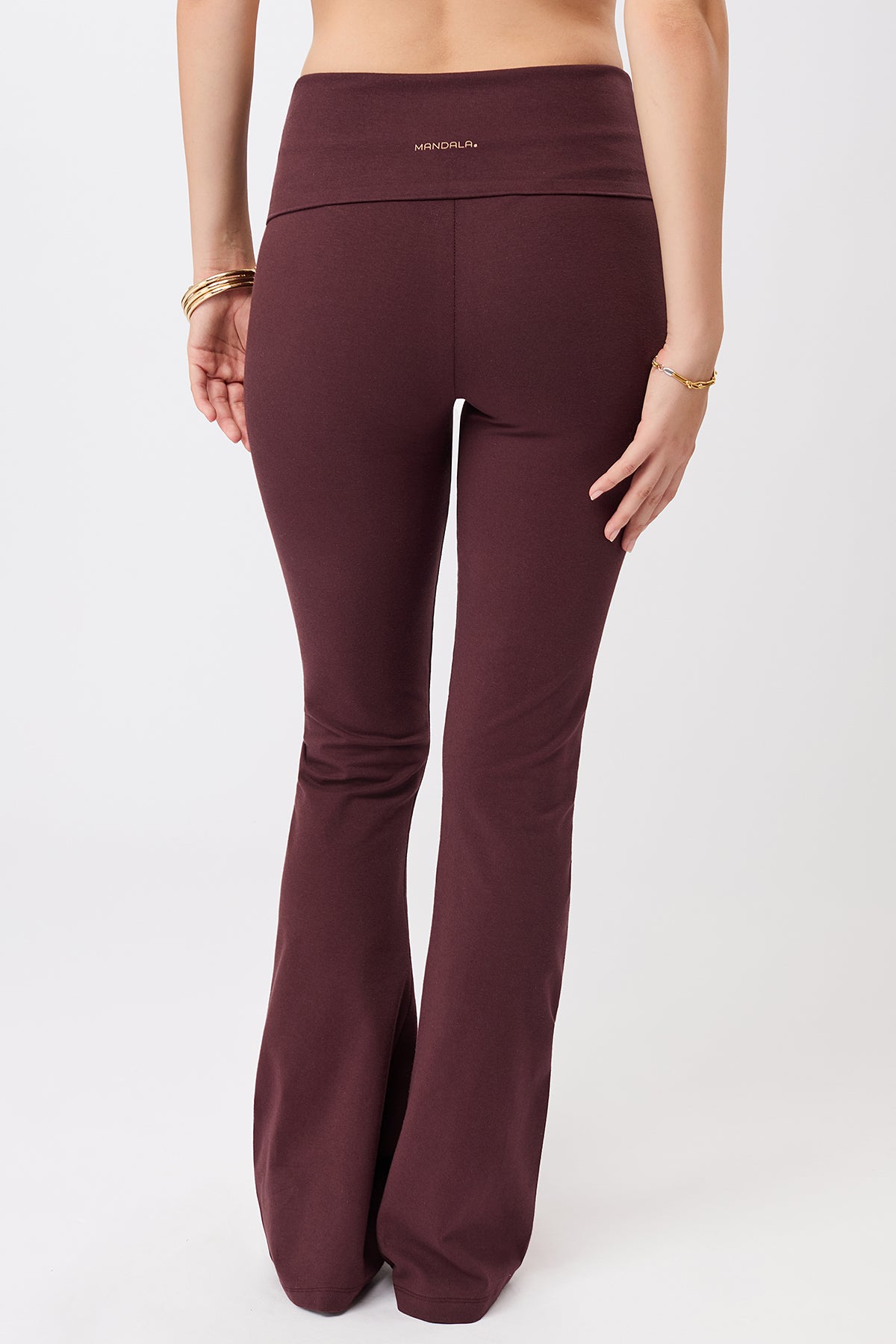 MANDALA womens vegan Pants Classic Rolldown Ruby