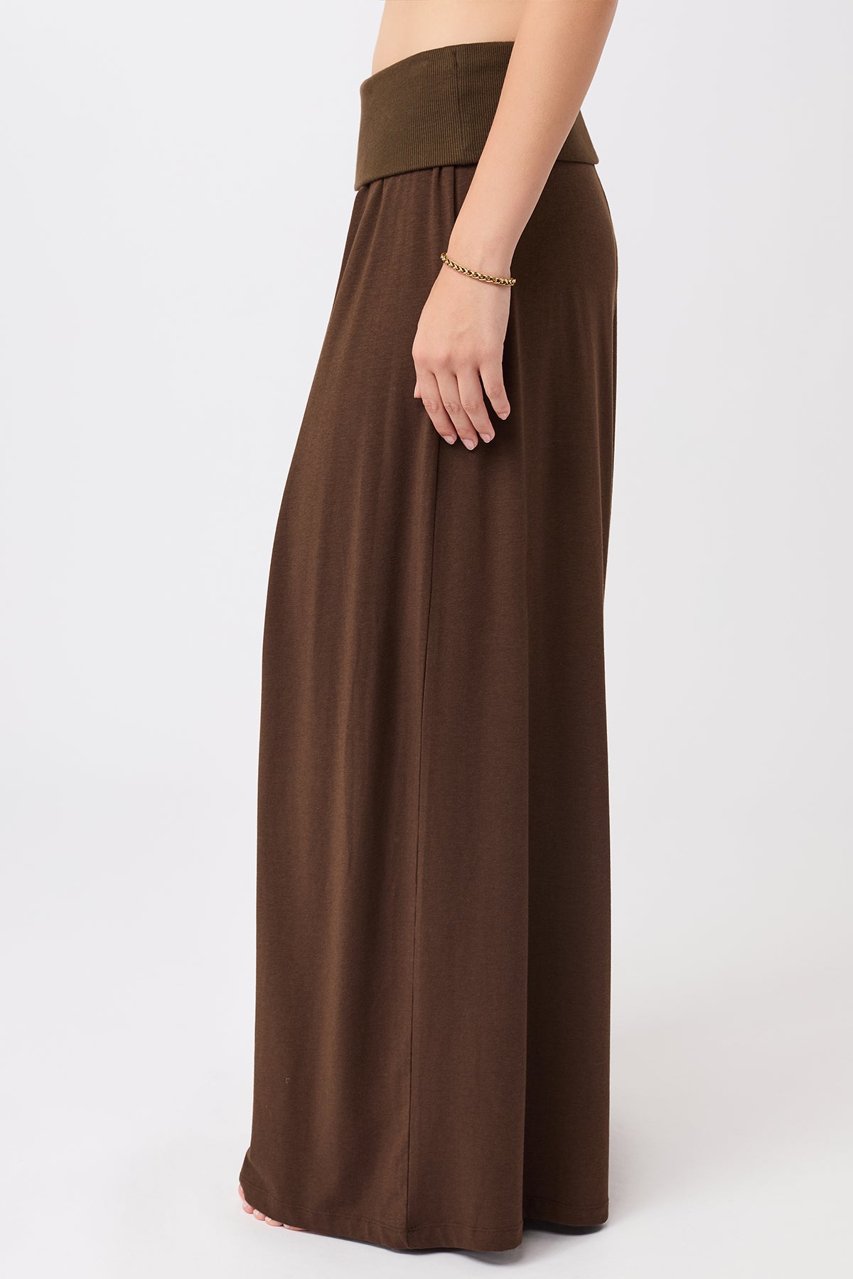 MANDALA womens vegan Lounge Pants Wilderness Brown
