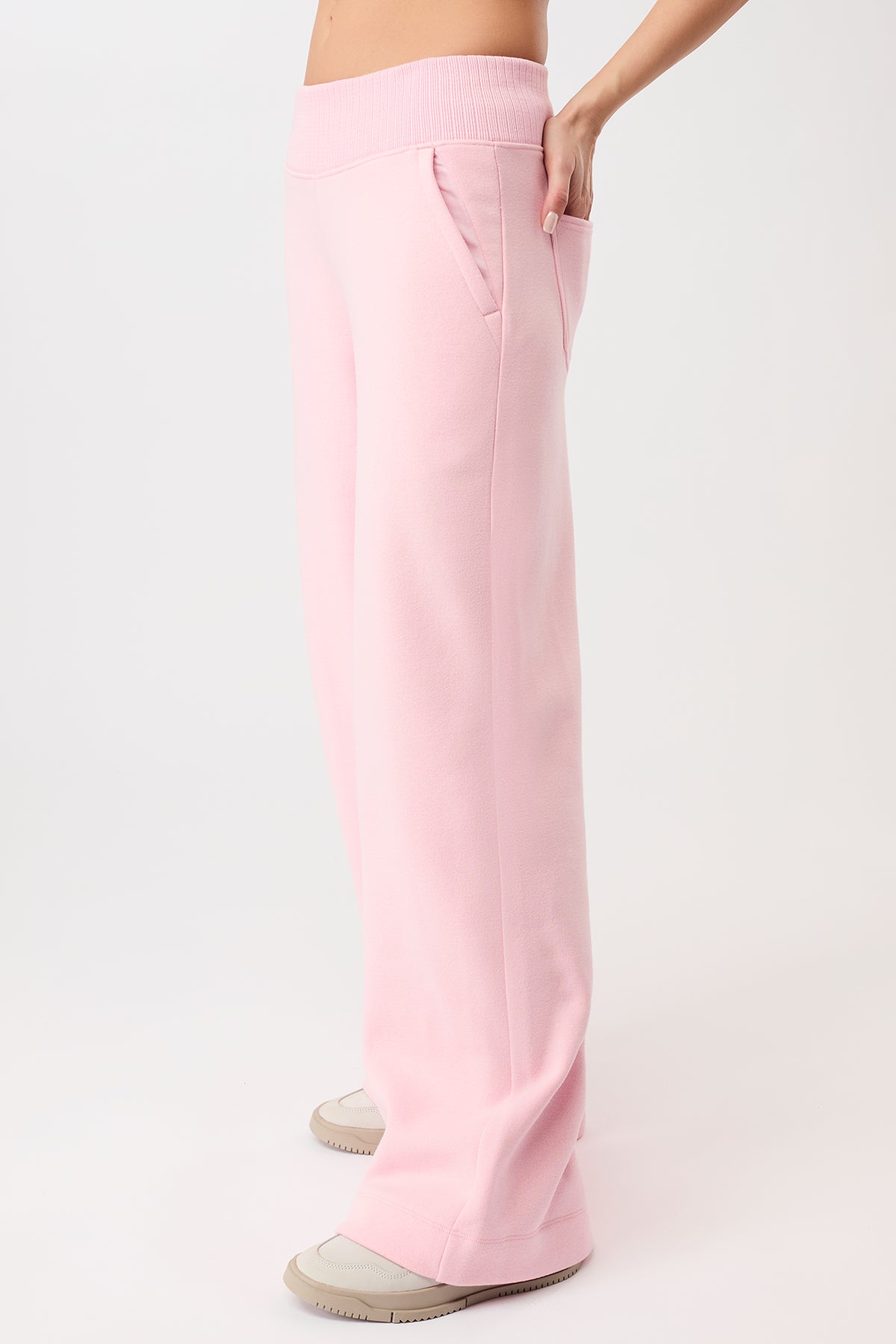 MANDALA womens vegan Pants Surfers Vibe Soft Pink