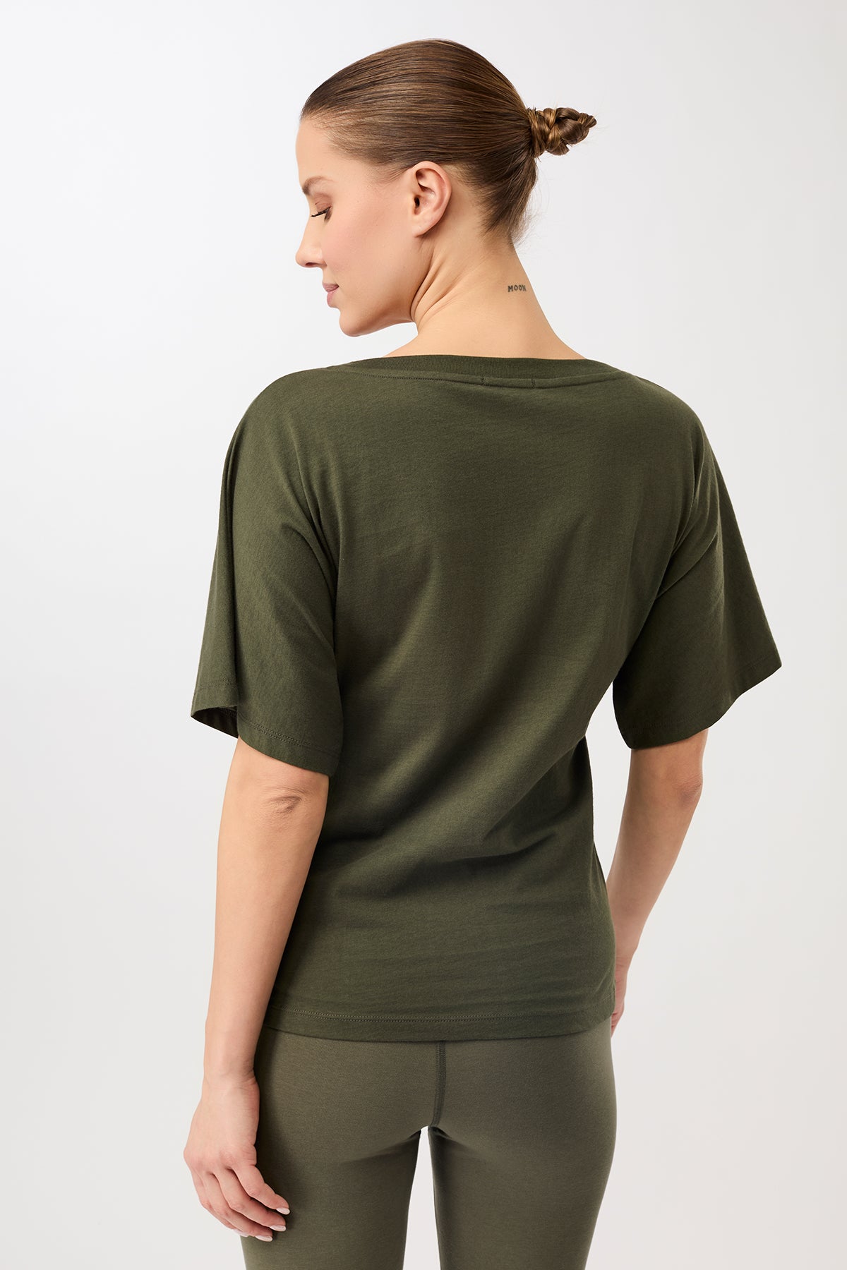 MANDALA womens vegan T-Shirt Butterfly Leaf