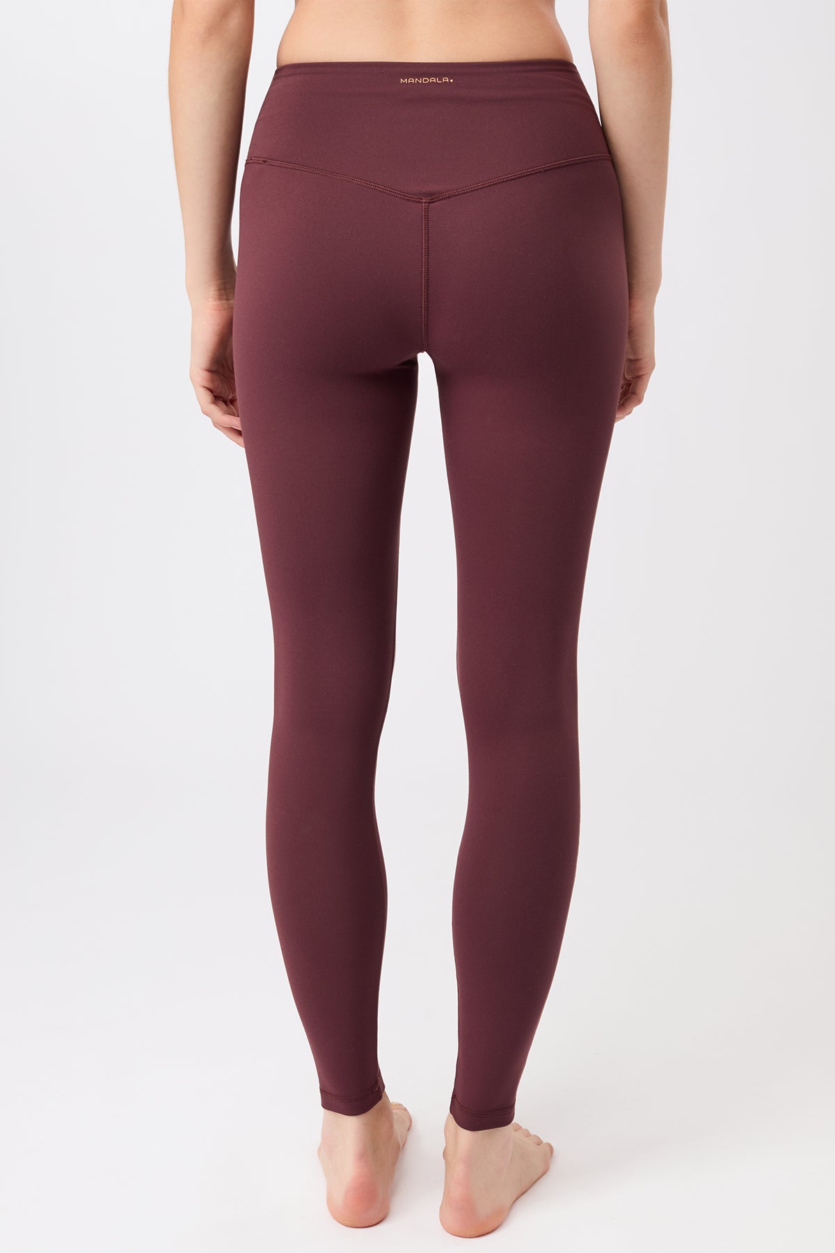 MANDALA womens vegan Leggings Sporty Vibe Ruby