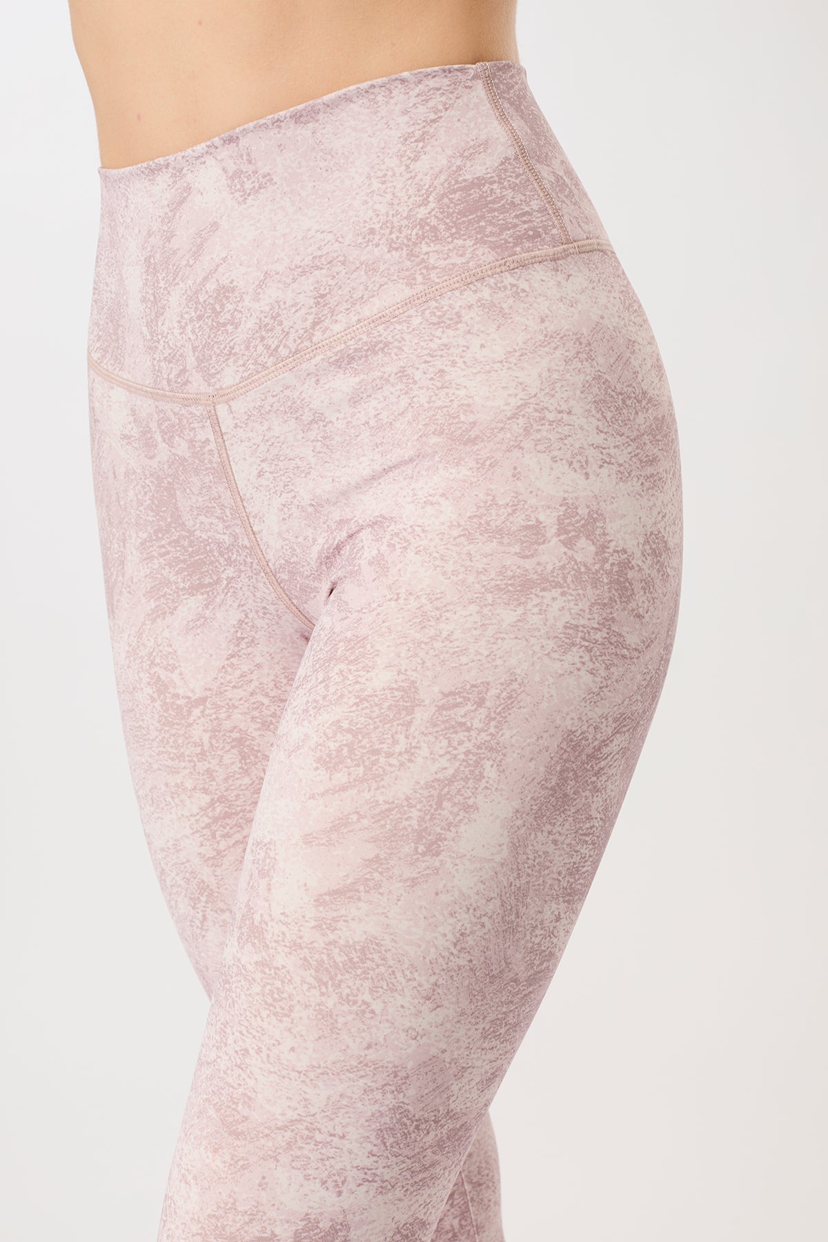 MANDALA womens vegan Tights Monoprinted Mauve
