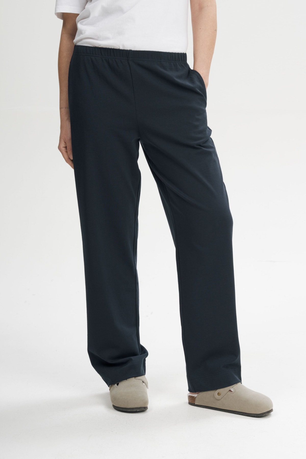 MELA womens vegan Lounge Pants Kirani Navy