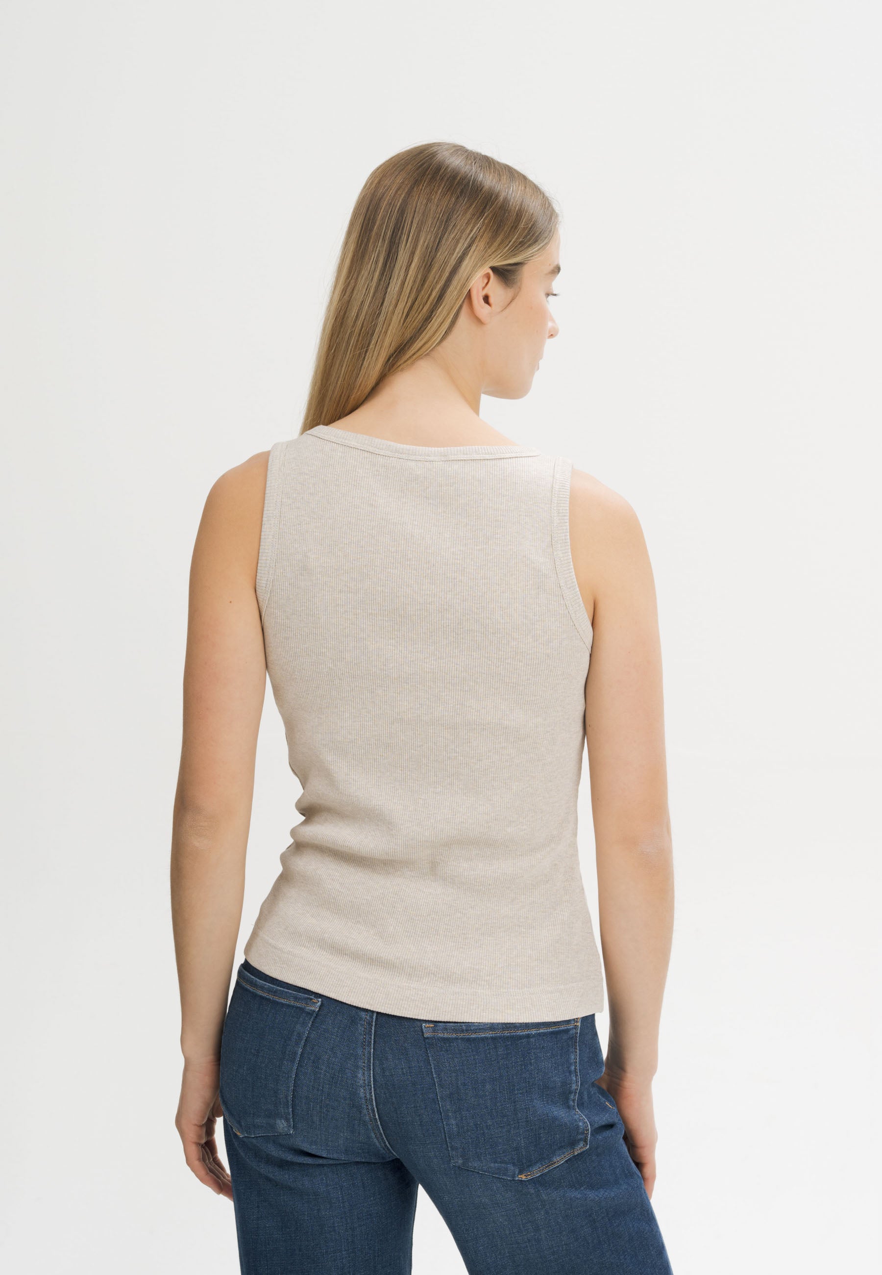 MELA womens vegan Tank Top Drisna Pebble Melange