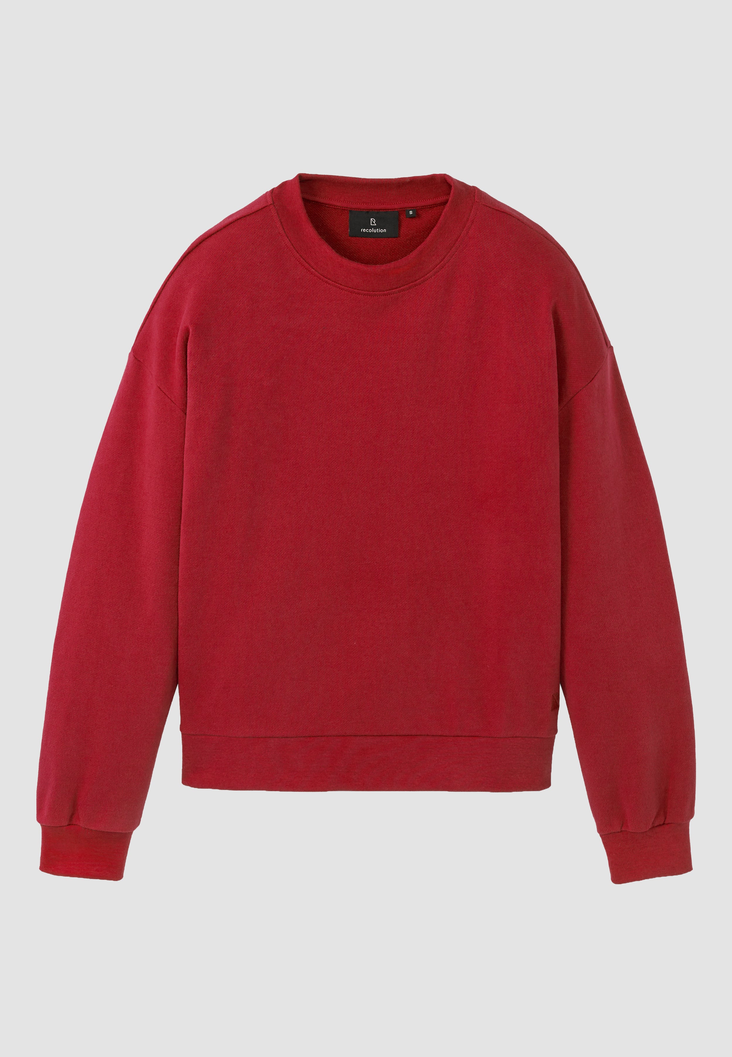 Recolution womens vegan Sweatshirt Nerine Signal Red