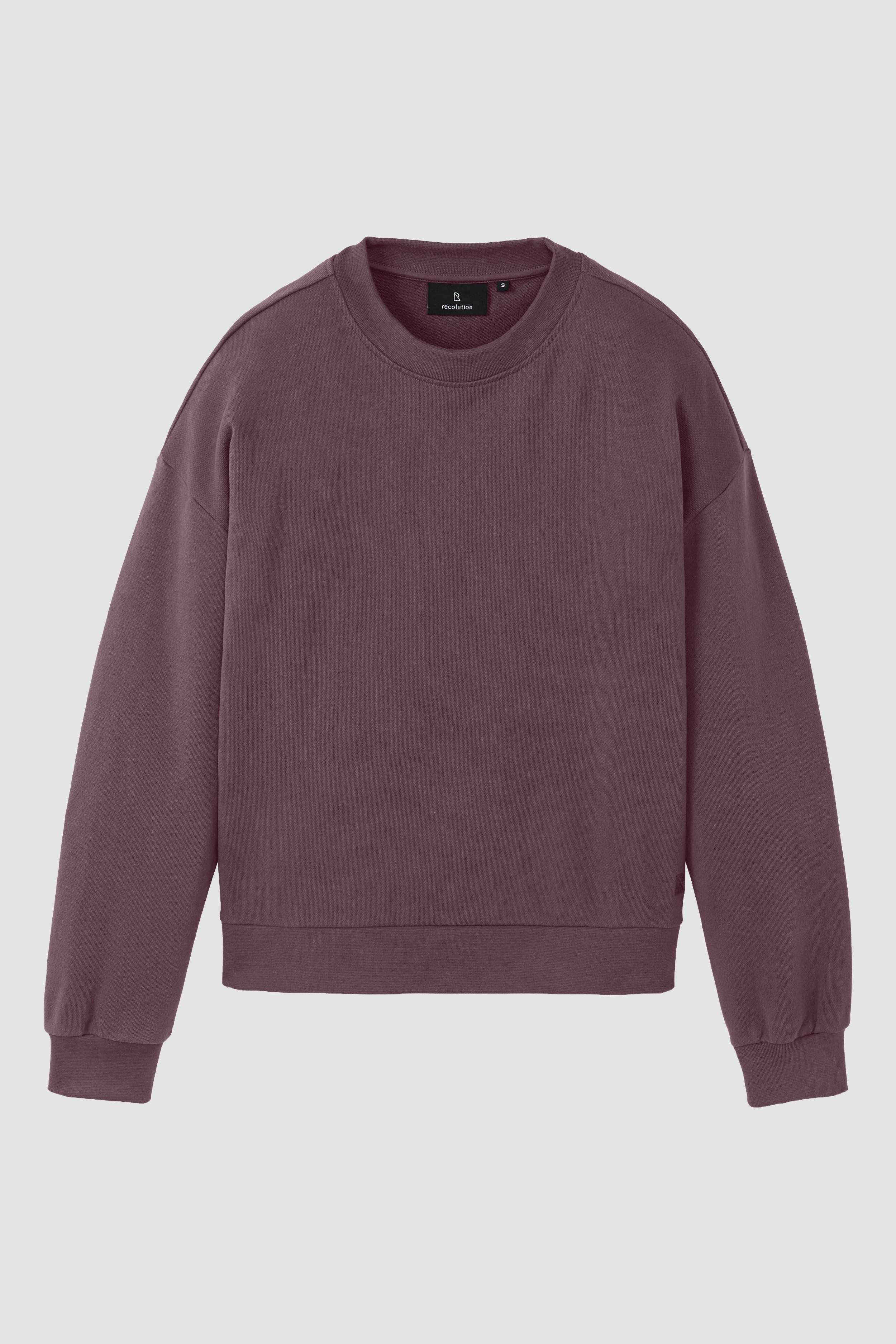 Recolution Damen vegan Sweatshirt Nerine Dark Grape