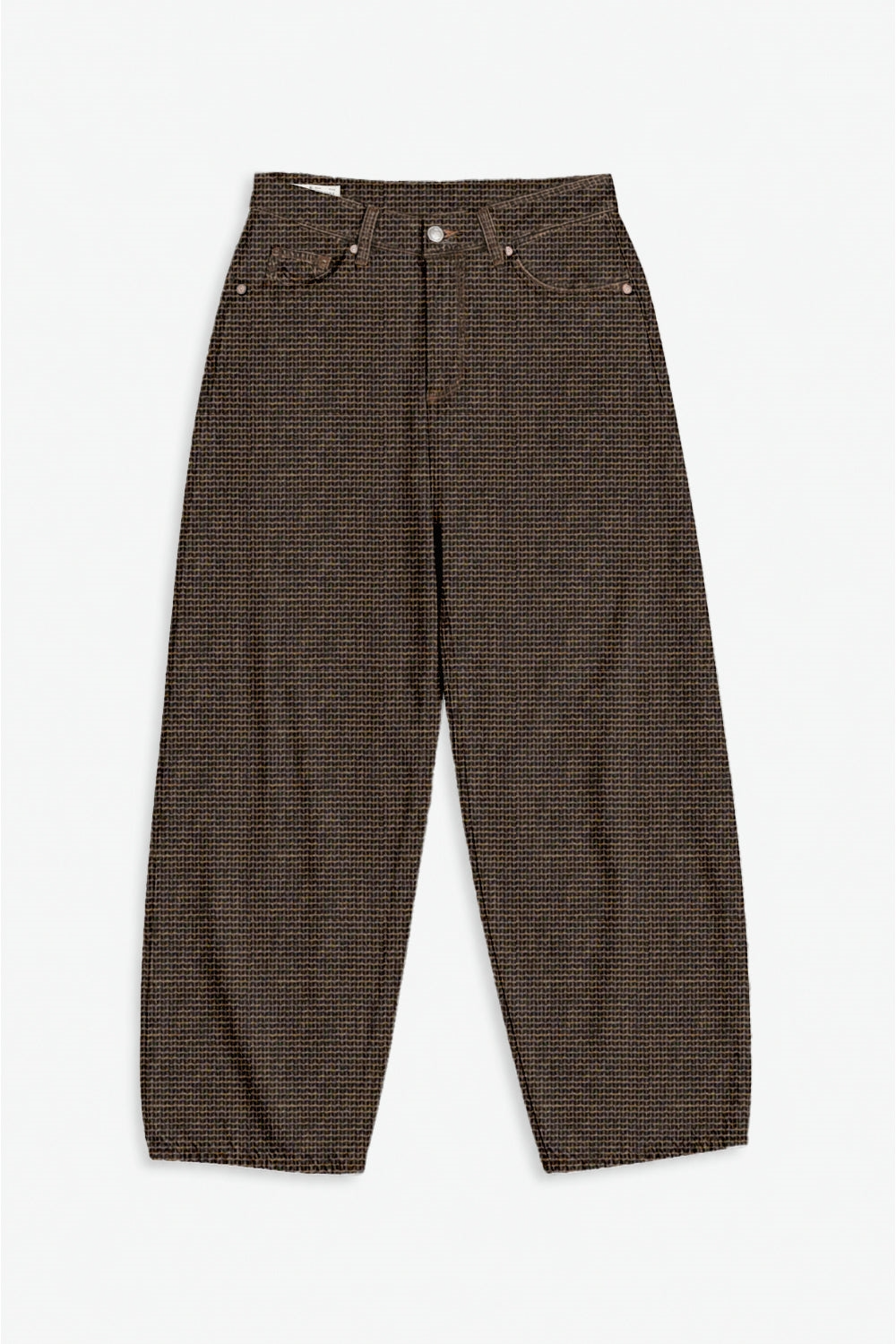 Kings Of Indigo Damen vegan Hose Leila Cord Dewintery-Braun