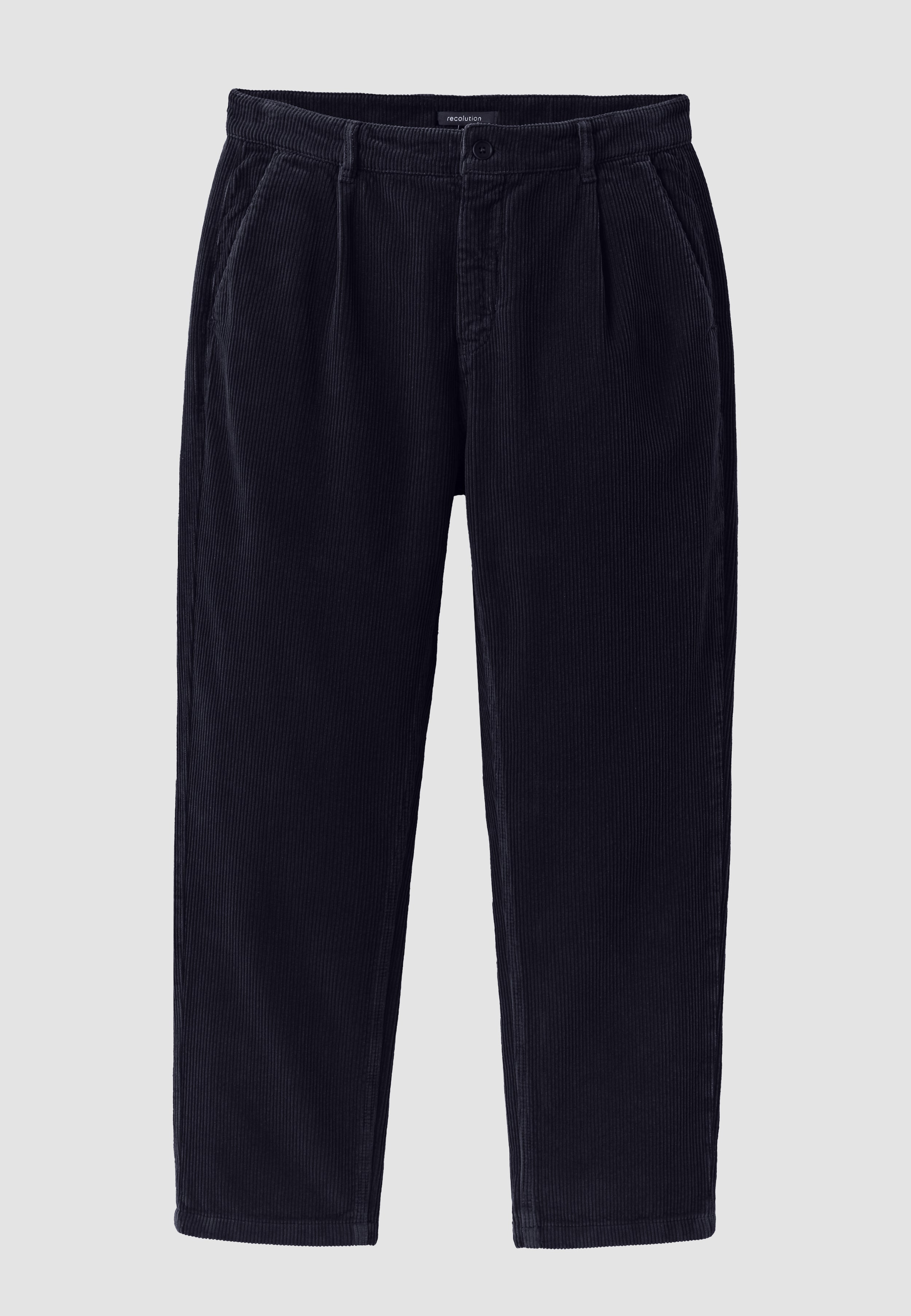 Recolution men vegan Pants Oak Corduroy Dark Navy