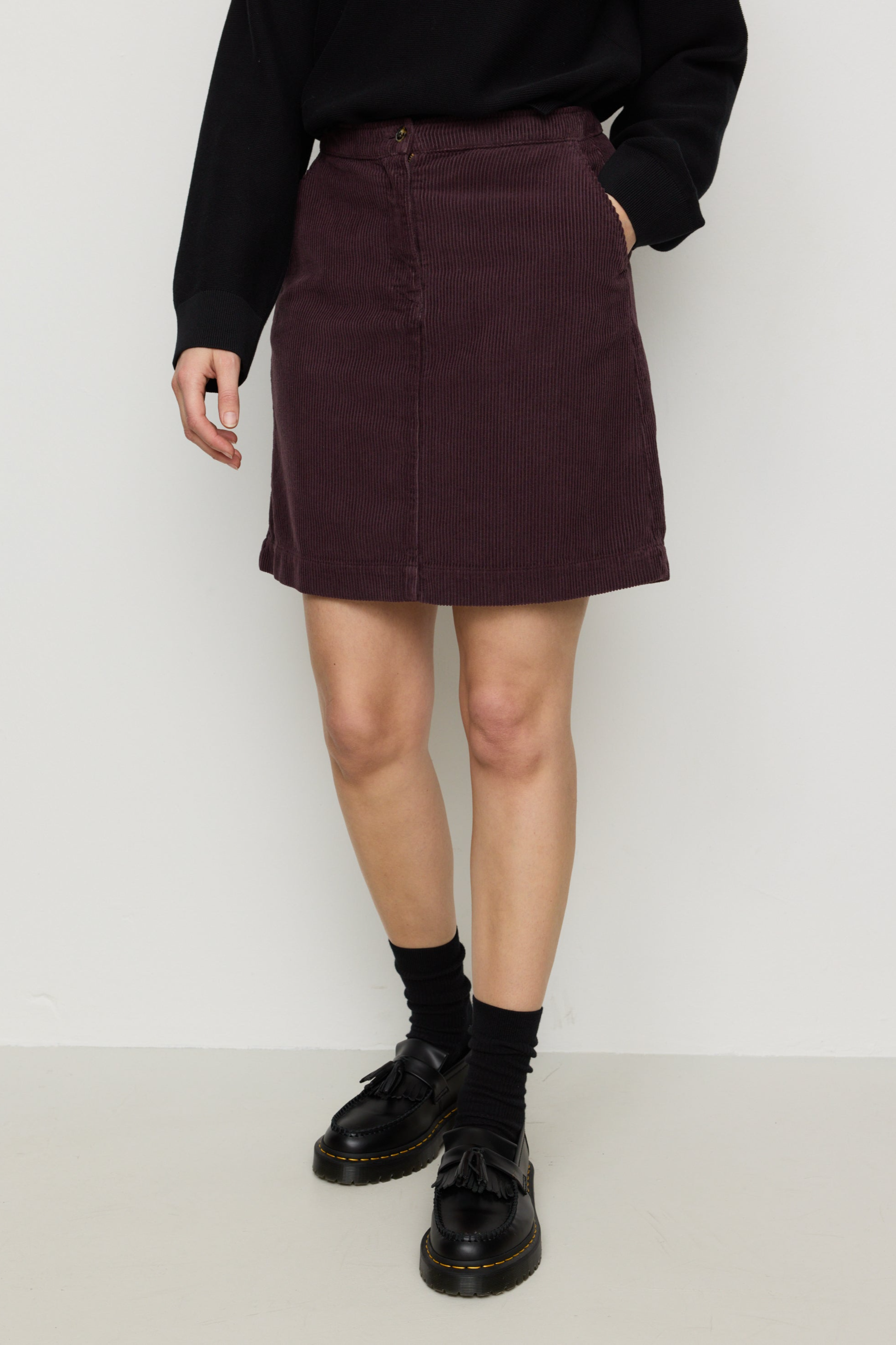 Recolution womens vegan Skirt Wisteria Dark Grape