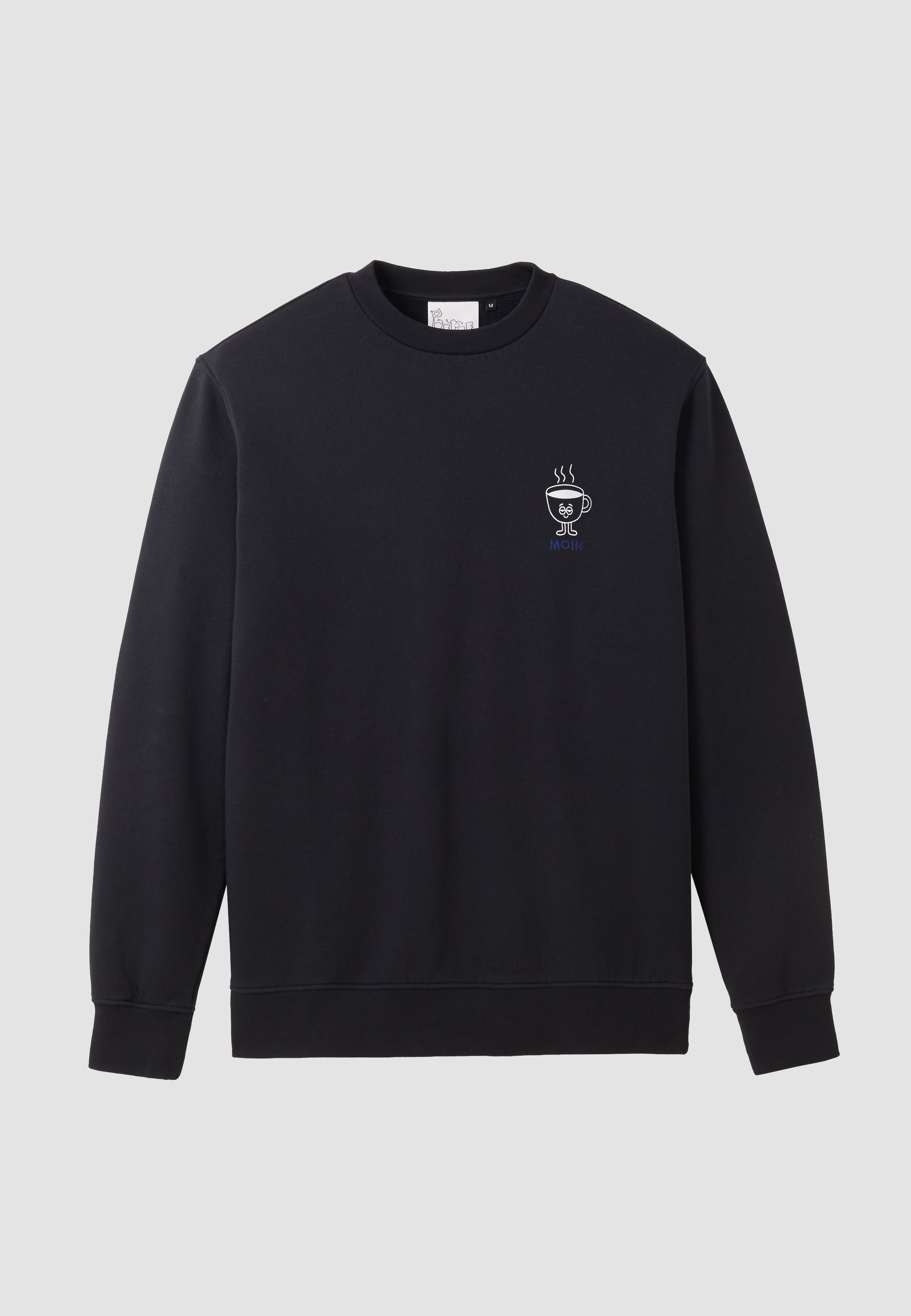 Recolution men vegan Sweatshirt Tamarillo Moin Black