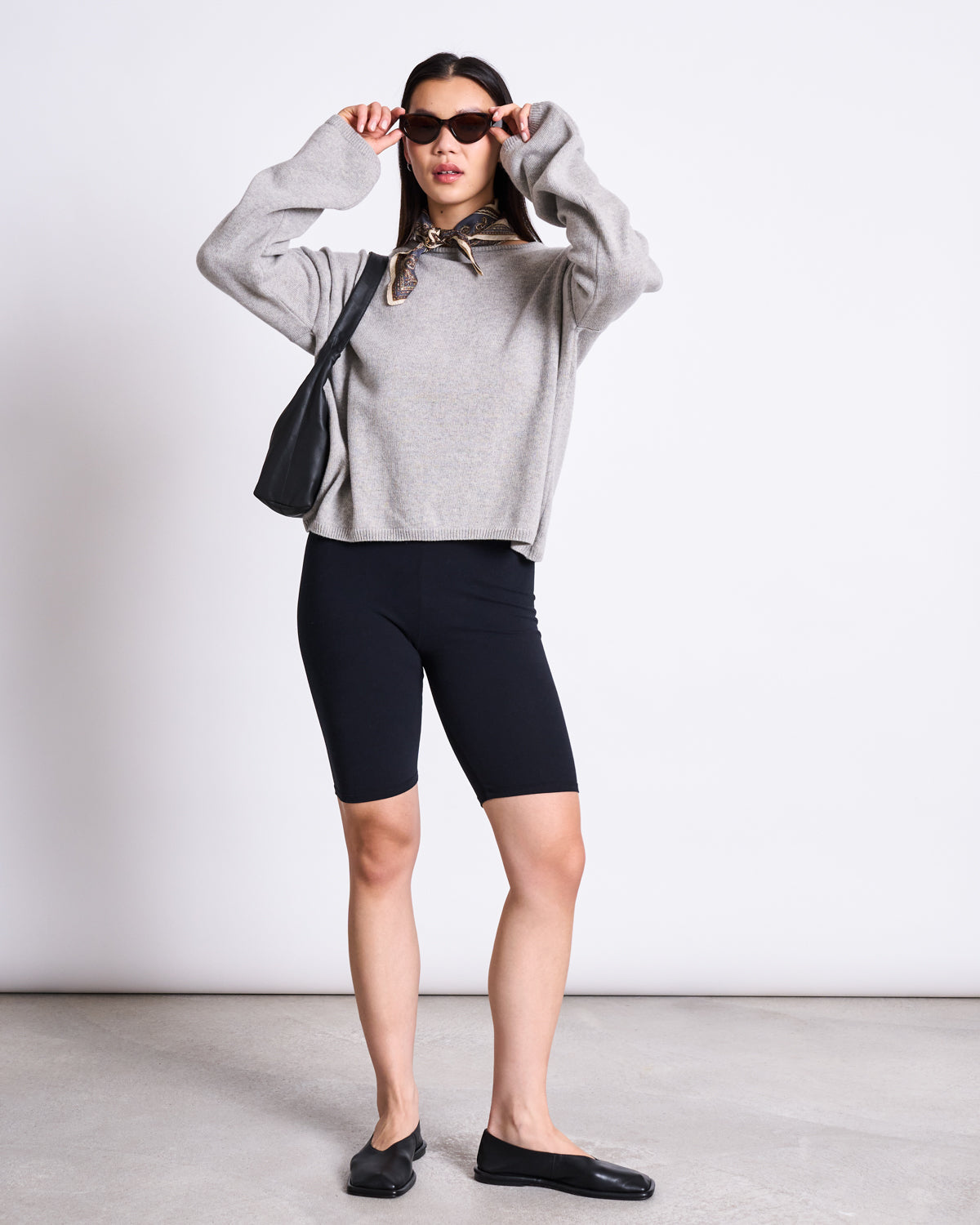 JAN 'N JUNE womens vegan Biker Shorts Black