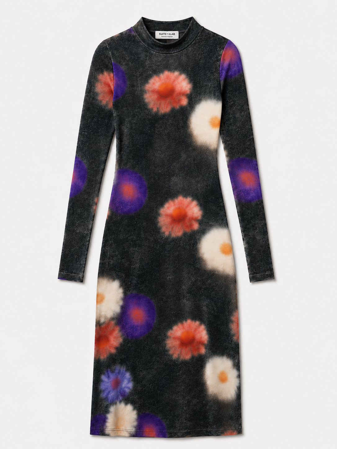 SUITE13LAB womens vegan Dress Selmes Print Blossom