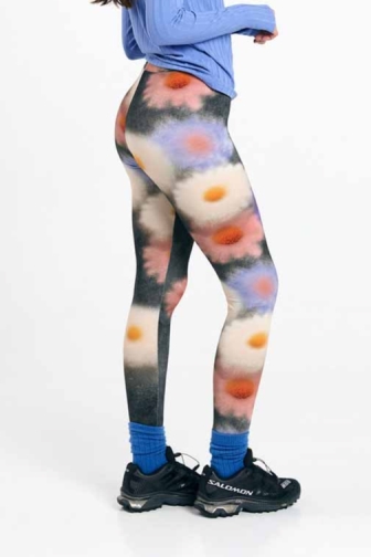 SUITE13LAB womens vegan Leggings Ulmo Print Blossom