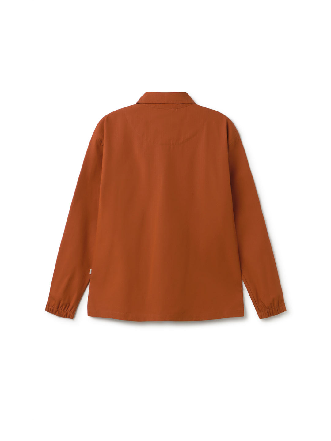 TWOTHIRDS men vegan Overshirt Pollock Umber Orange