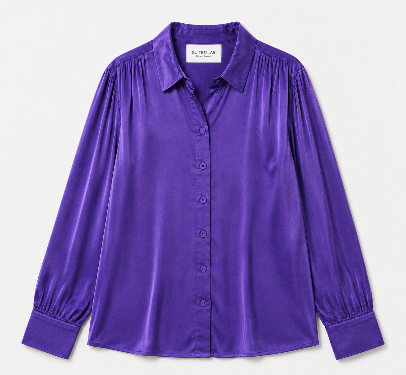 SUITE13LAB womens vegan Shirt Lousa Royal Blue