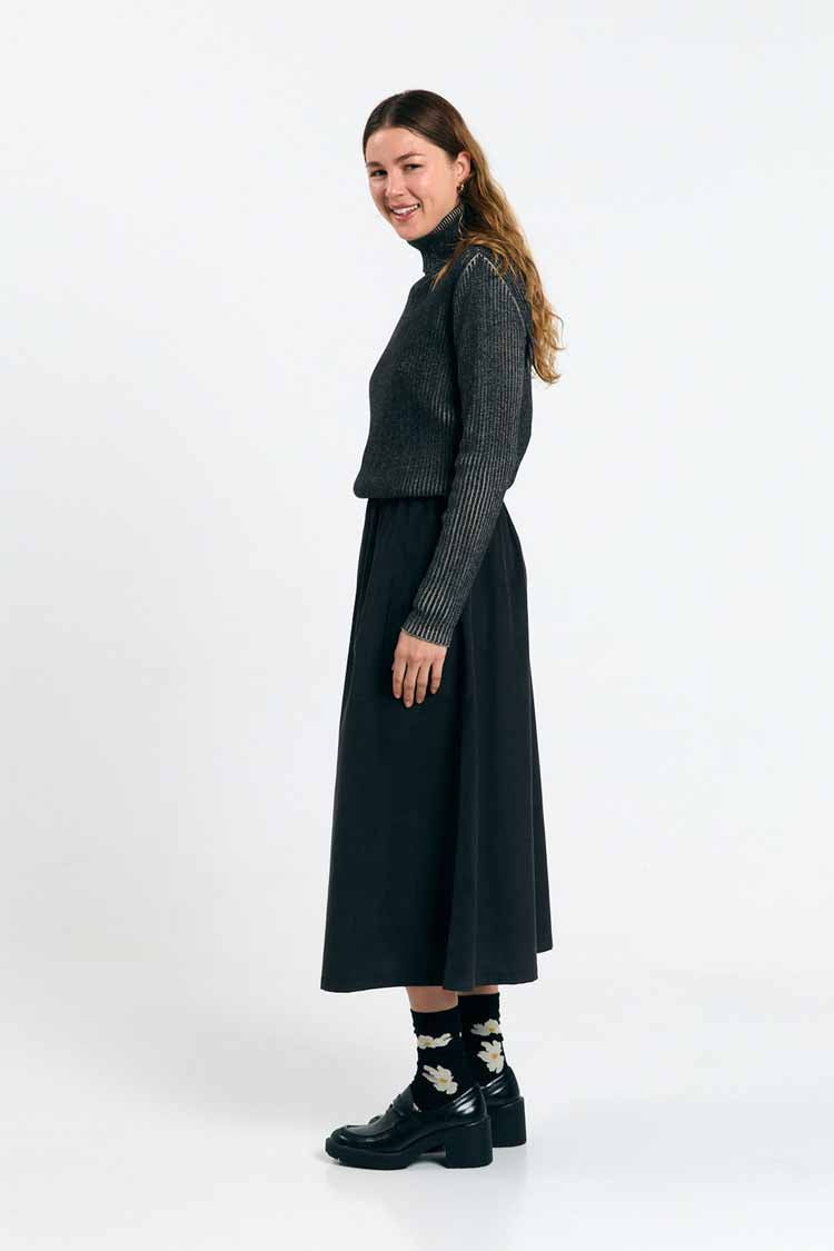 SUITE13LAB womens vegan Skirt Dax Black