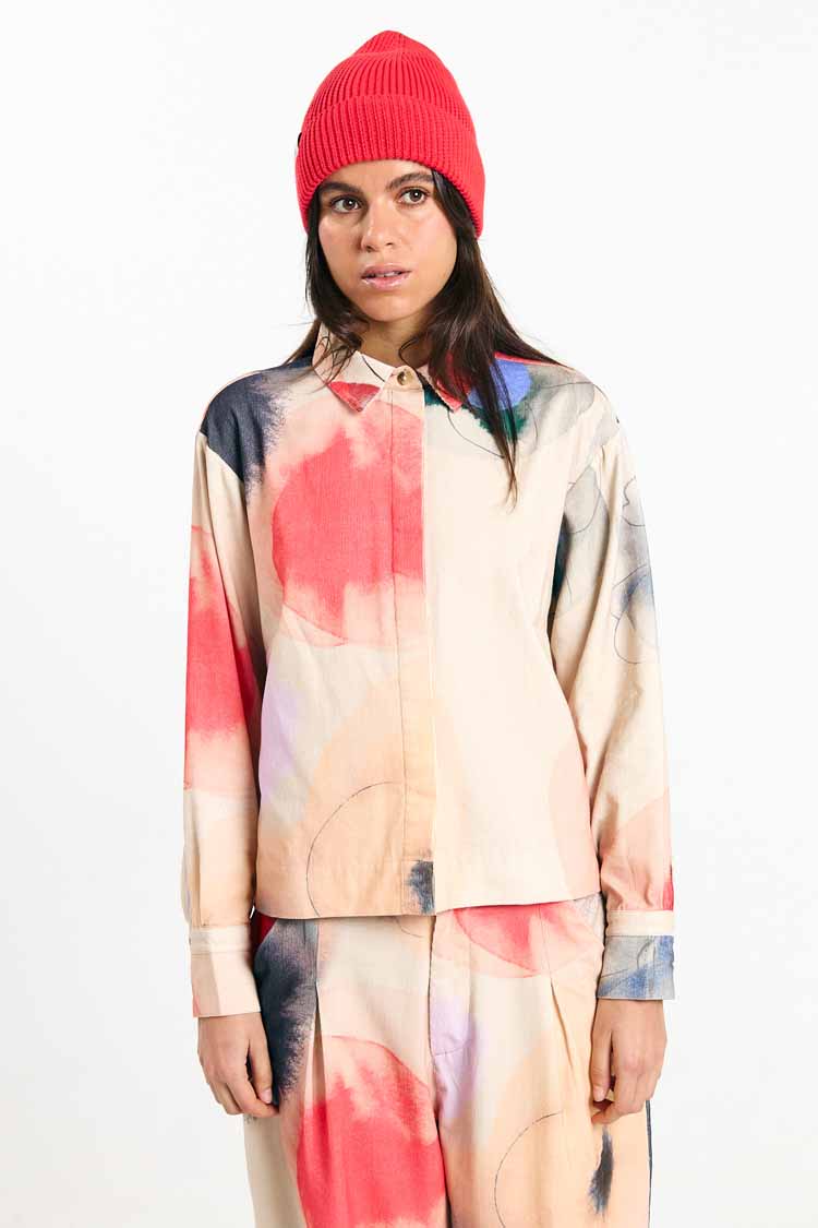 SUITE13LAB womens vegan Shirt Vila Print Garden