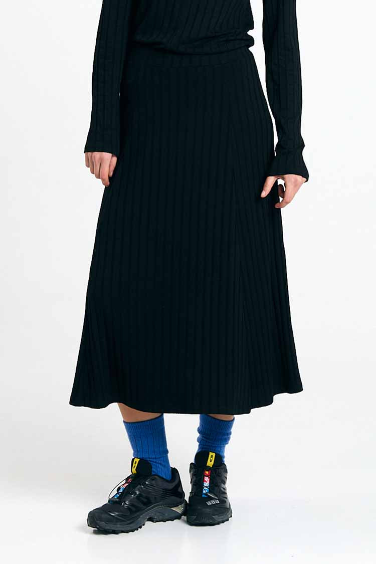 SUITE13LAB womens vegan Skirt Tavira Black