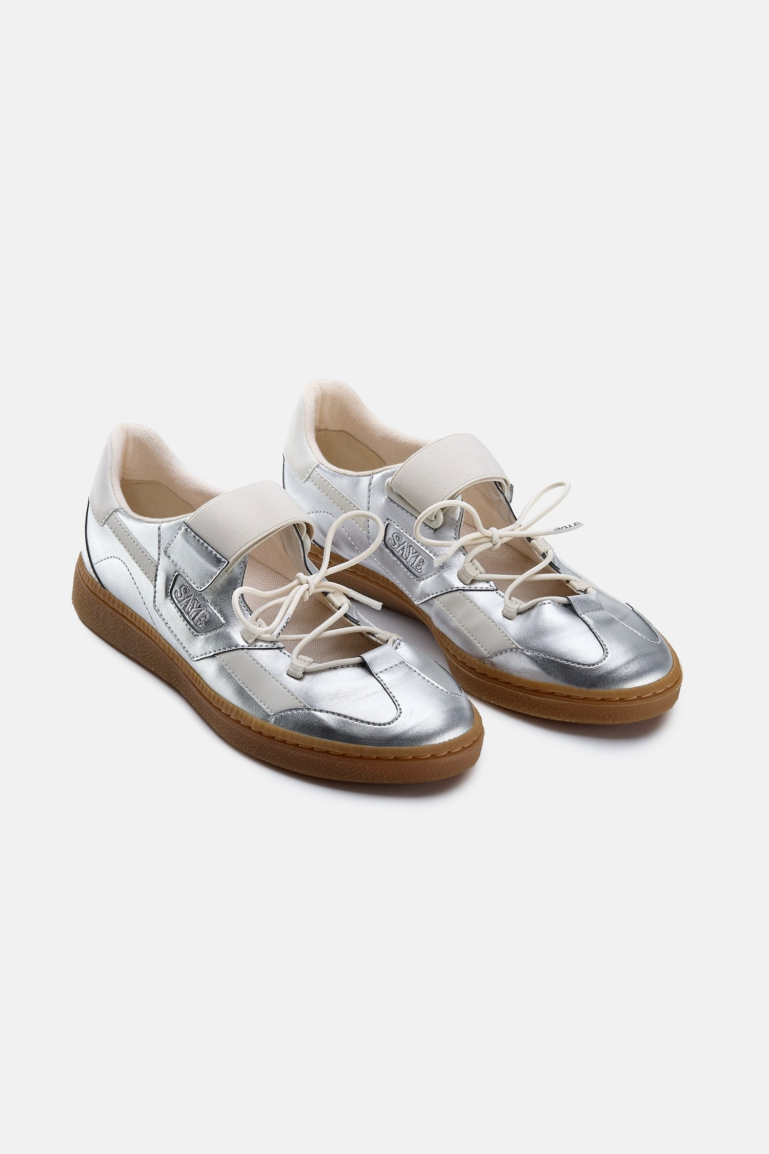 SAYE womens vegan Sneakers M70 Muse Silver