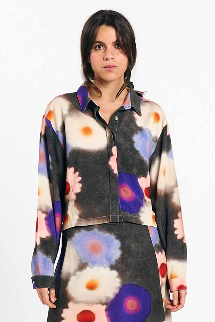 SUITE13LAB womens vegan Shirt Raiva Print Blossom