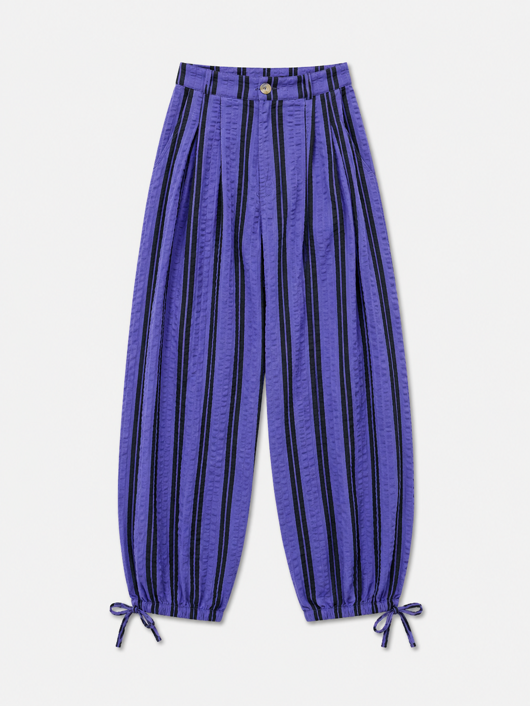 SUITE13LAB womens vegan Pants Nazare Stripes Blue
