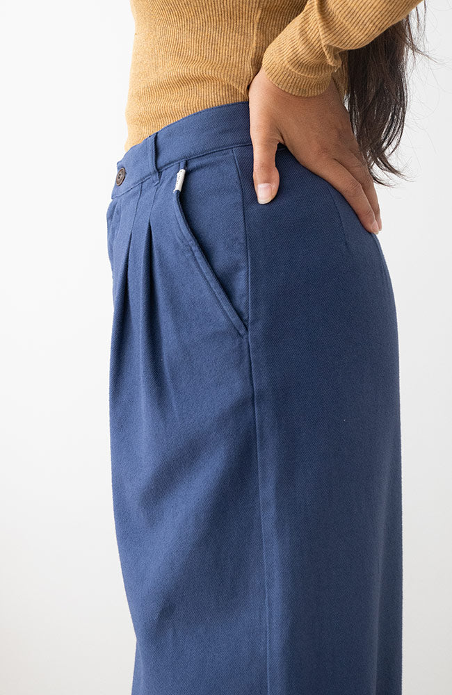 TWOTHIRDS womens vegan Pants Sandhamn Naval Blue