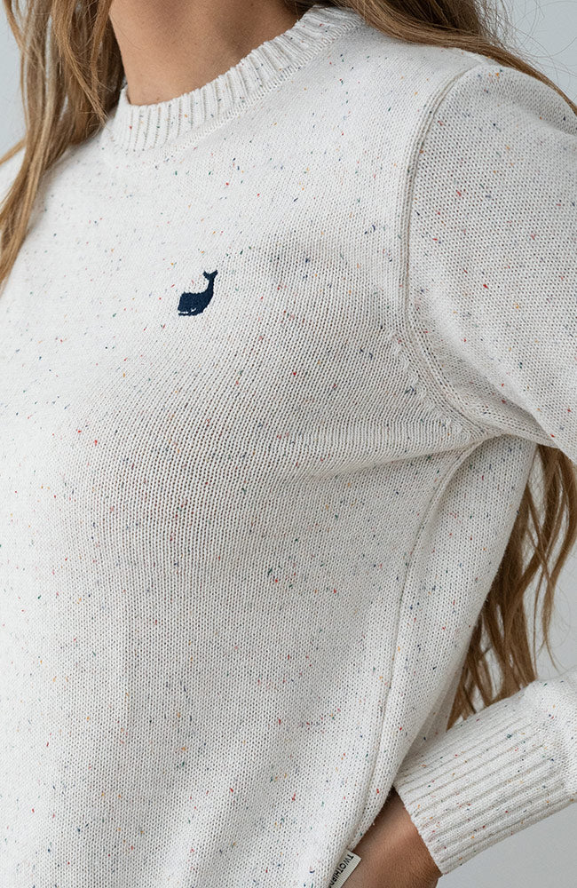 TWOTHIRDS womens vegan Sweater Wando Ecru Neps