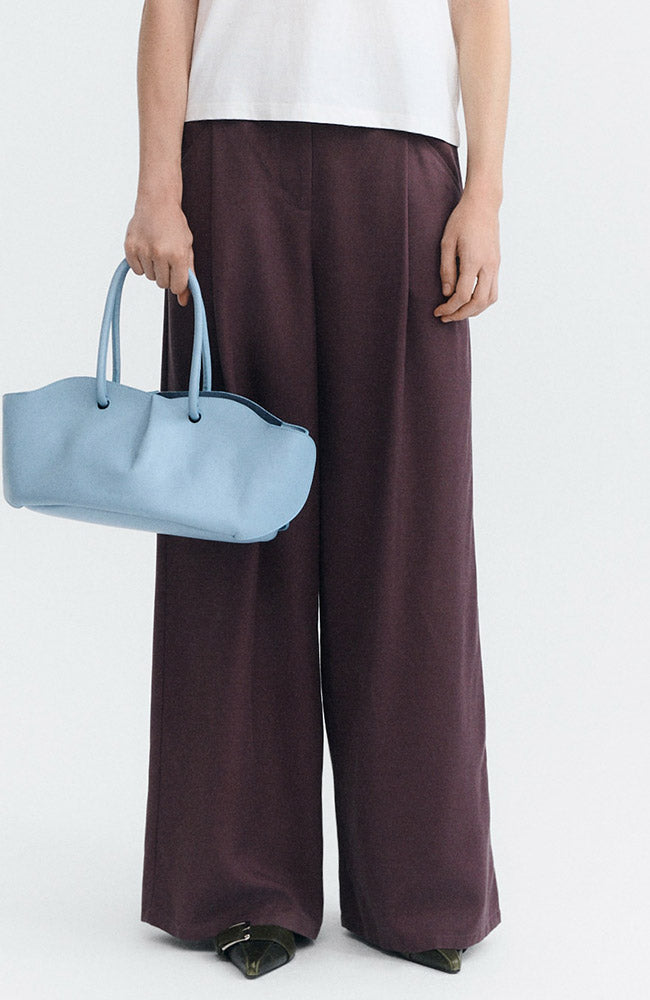Thinking mu Damen vegan Hose Molly Dark Wine